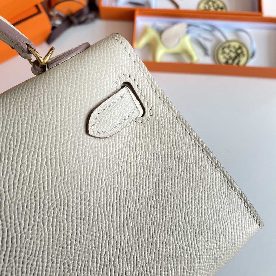 Hermes Kelly Mini Women Handbag(19-13-6cm ) - DopestKickz