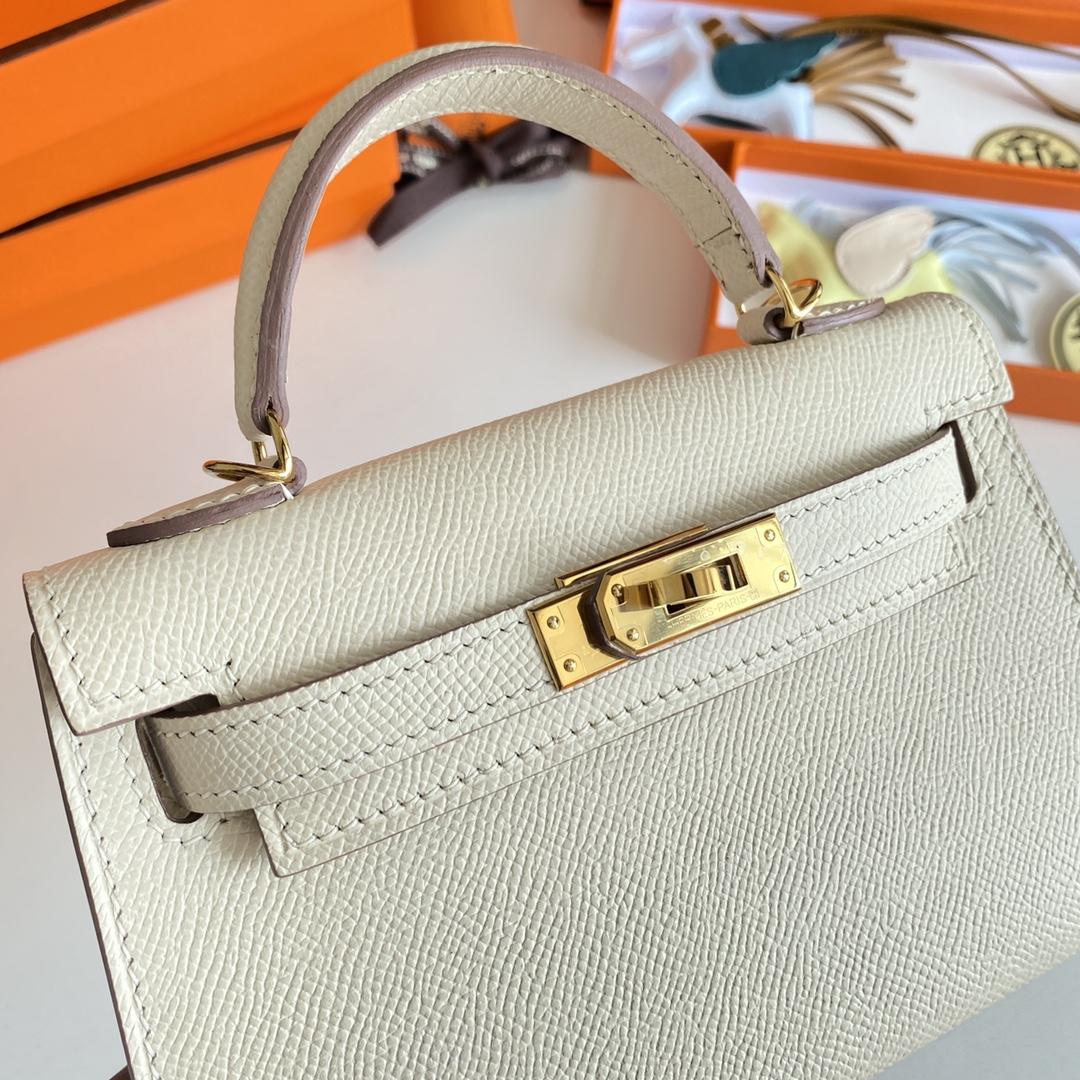 Hermes Kelly Mini Women Handbag(19-13-6cm ) - DopestKickz
