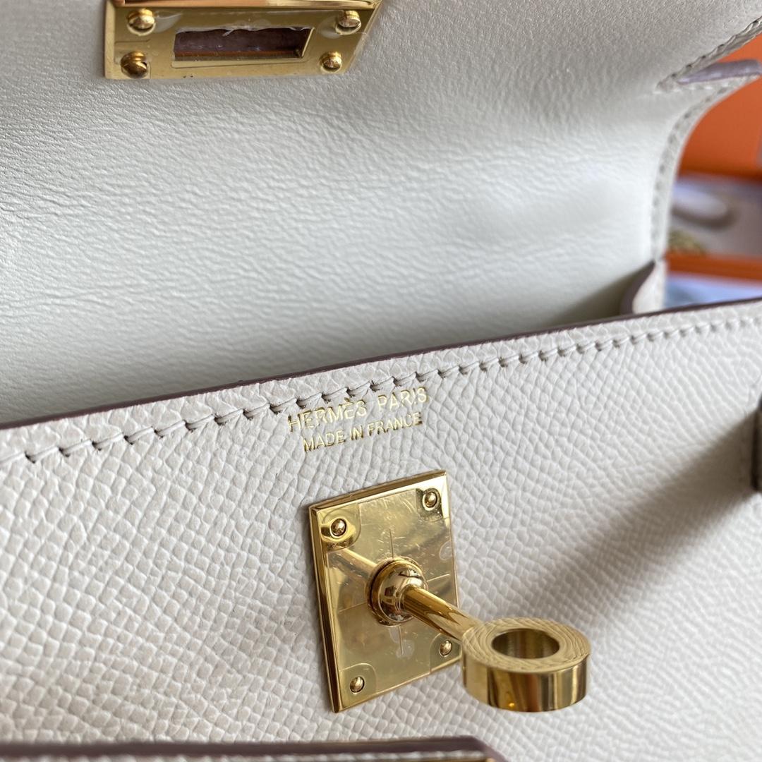 Hermes Kelly Mini Women Handbag(19-13-6cm ) - DopestKickz