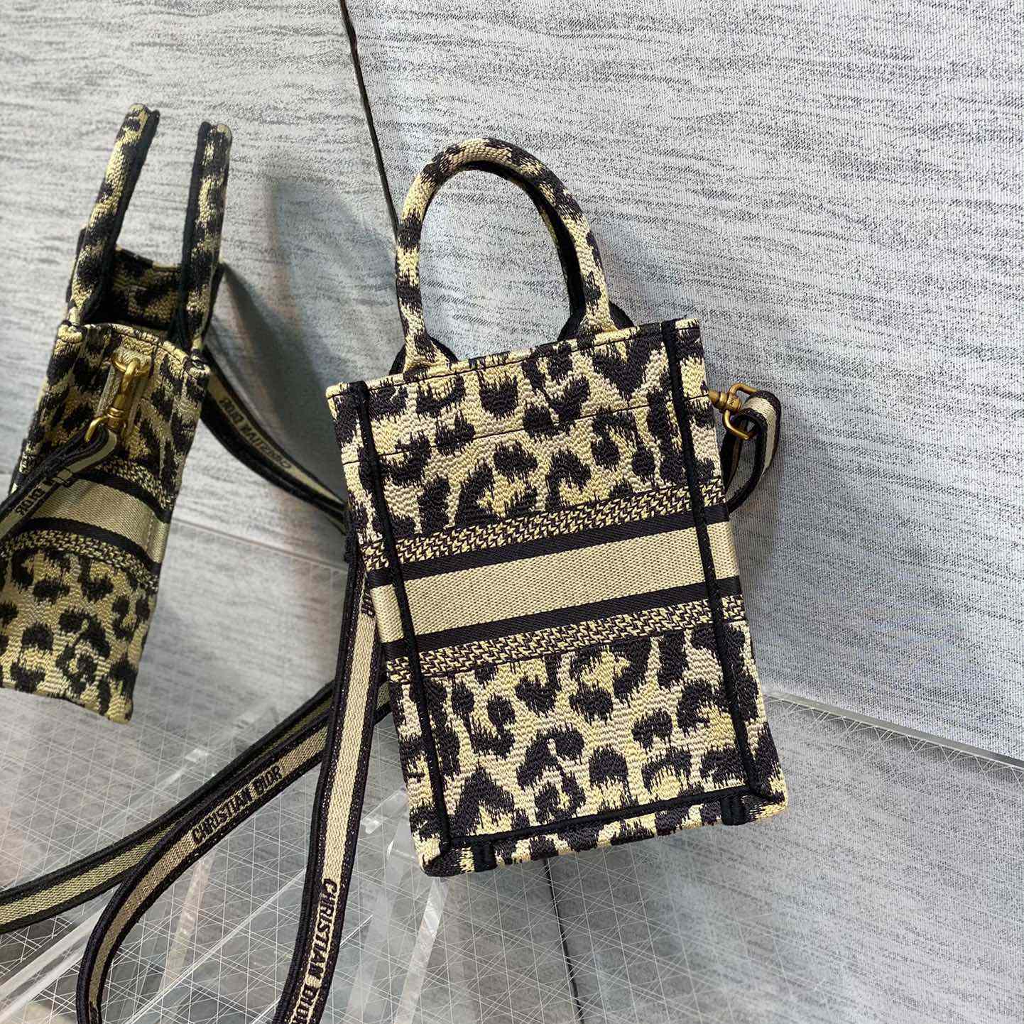 Dior Mini Dior Book Tote Phone Bag - DopestKickz