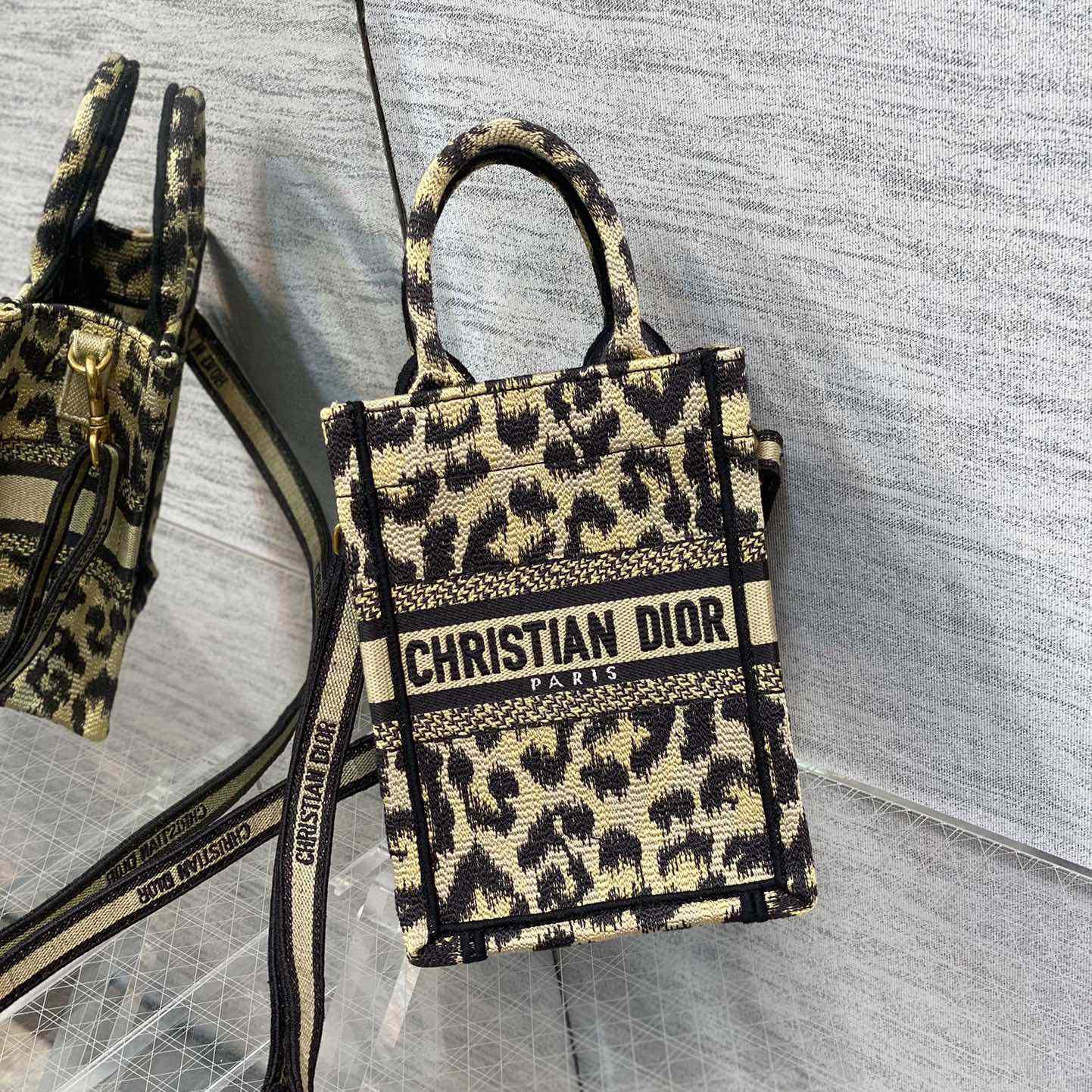 Dior Mini Dior Book Tote Phone Bag - DopestKickz