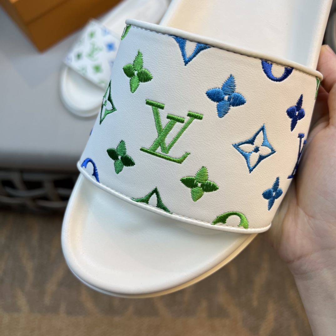 Louis Vuitton Monogram Sandals - DopestKickz