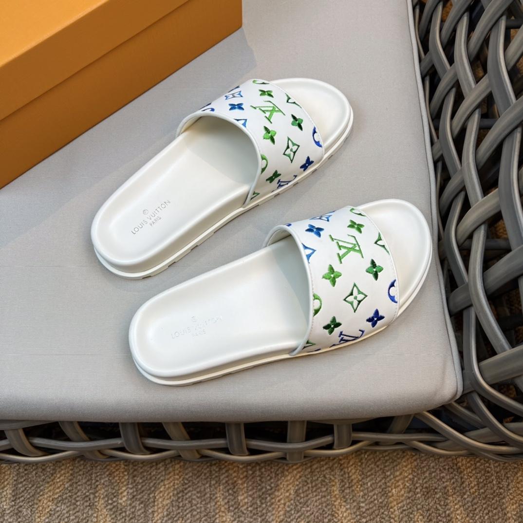 Louis Vuitton Monogram Sandals - DopestKickz