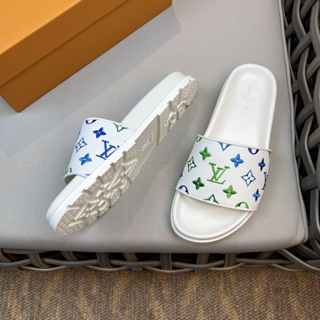 Louis Vuitton Monogram Sandals - DopestKickz