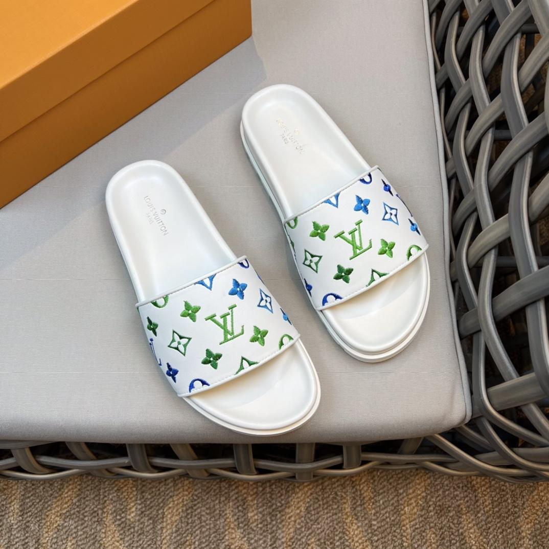 Louis Vuitton Monogram Sandals - DopestKickz