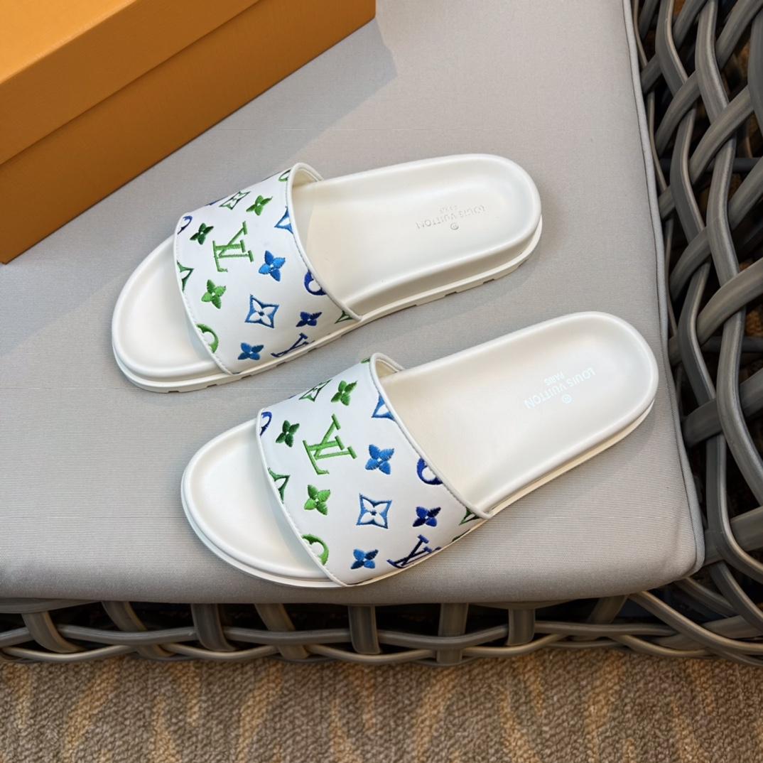 Louis Vuitton Monogram Sandals - DopestKickz