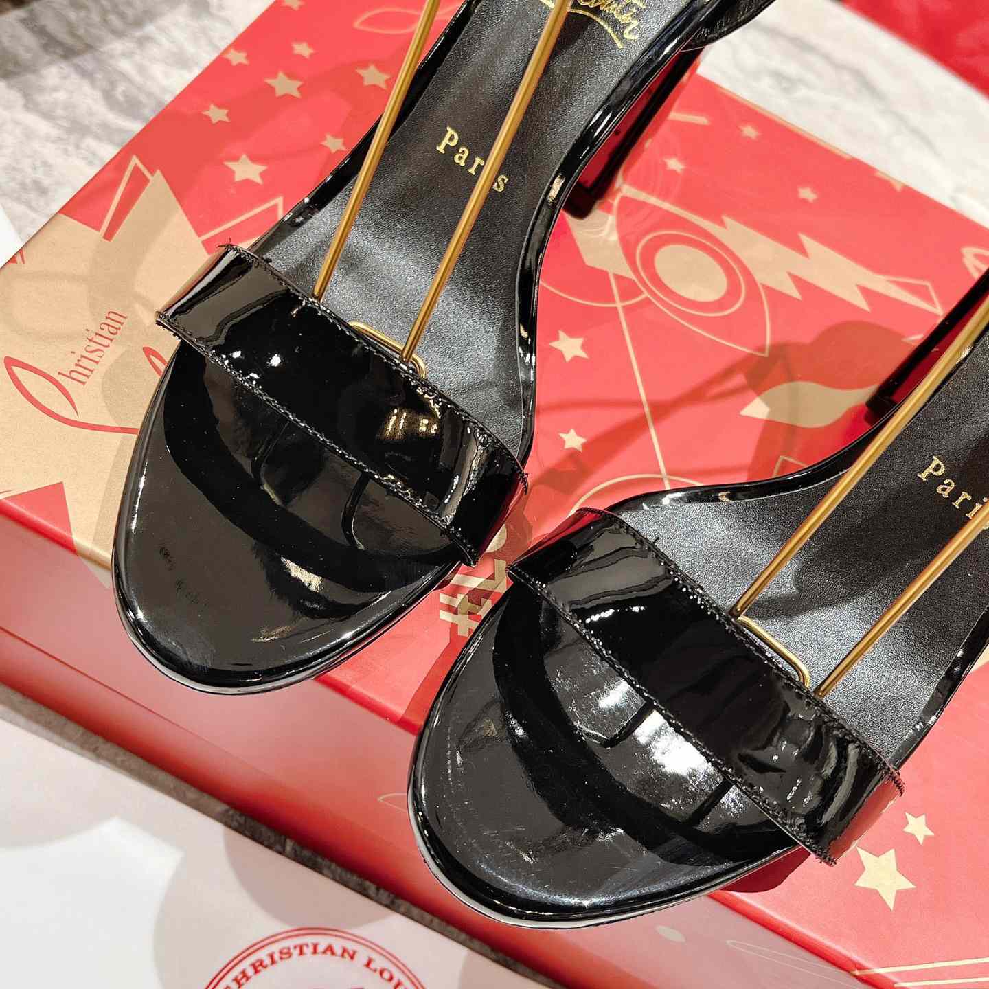 Christian Louboutin Miss Sabina Patent Sandals 85 - DopestKickz