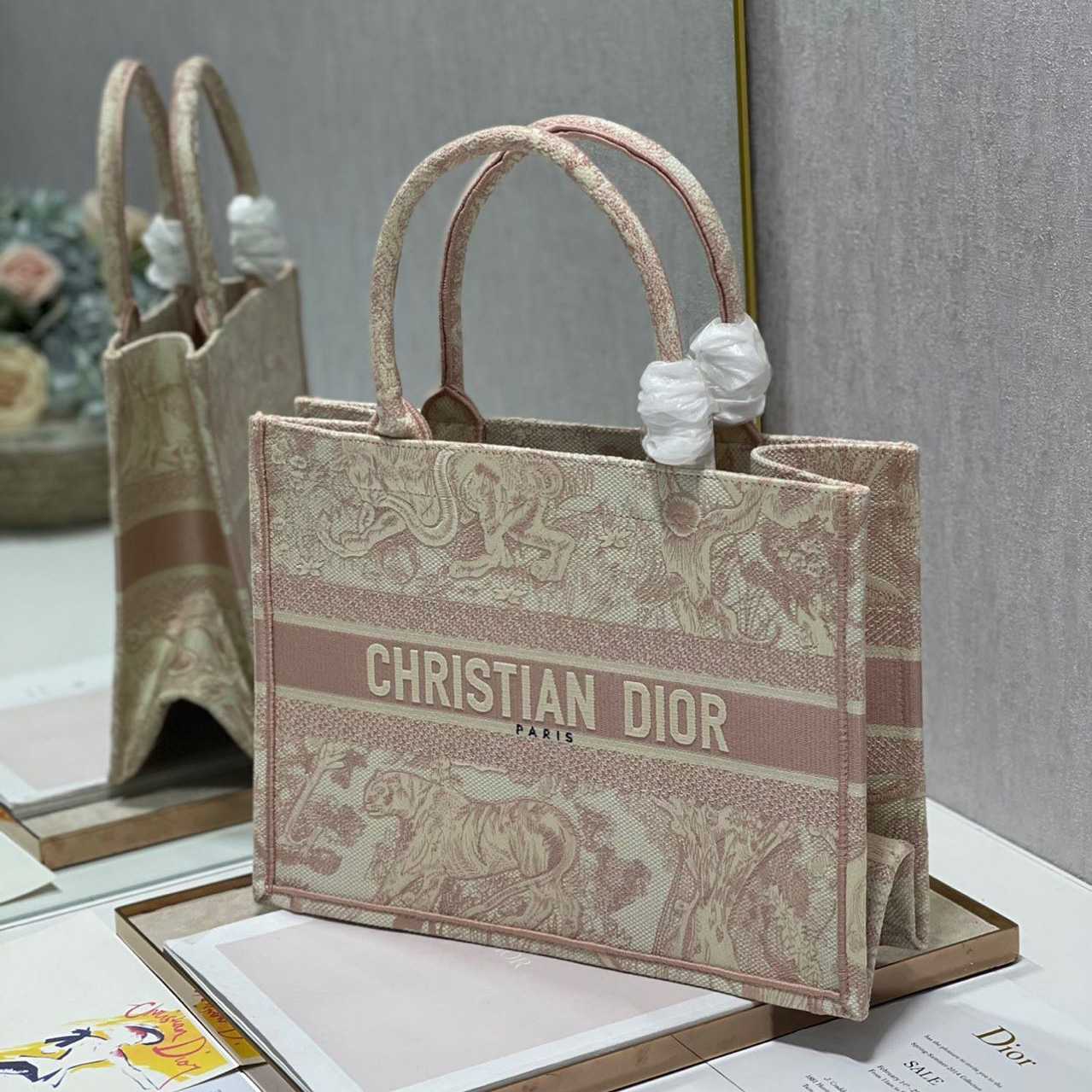 Dior Medium Dior Book Tote - DopestKickz