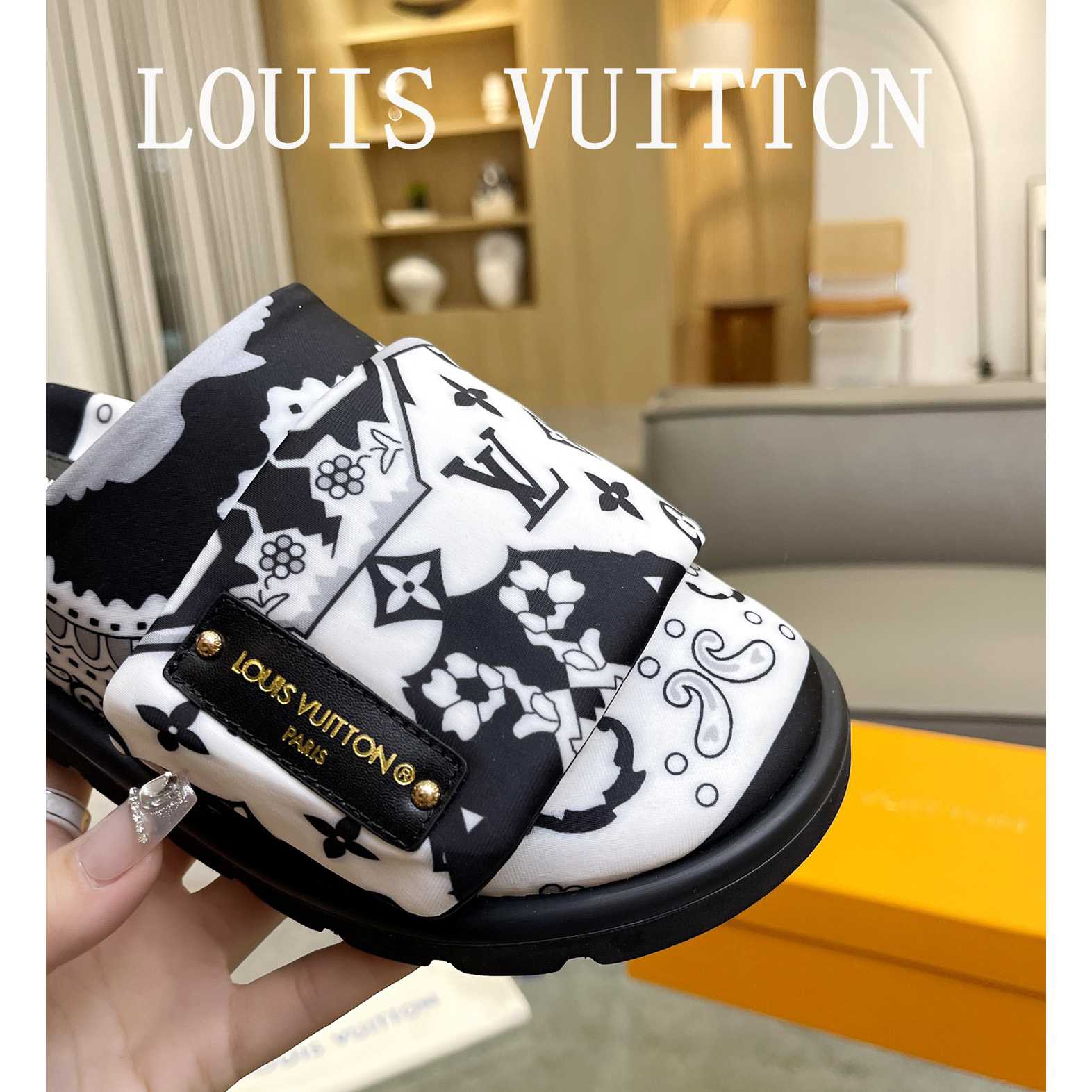 Louis Vuitton Slipper Pillow Flat Comfort Mule       - DopestKickz