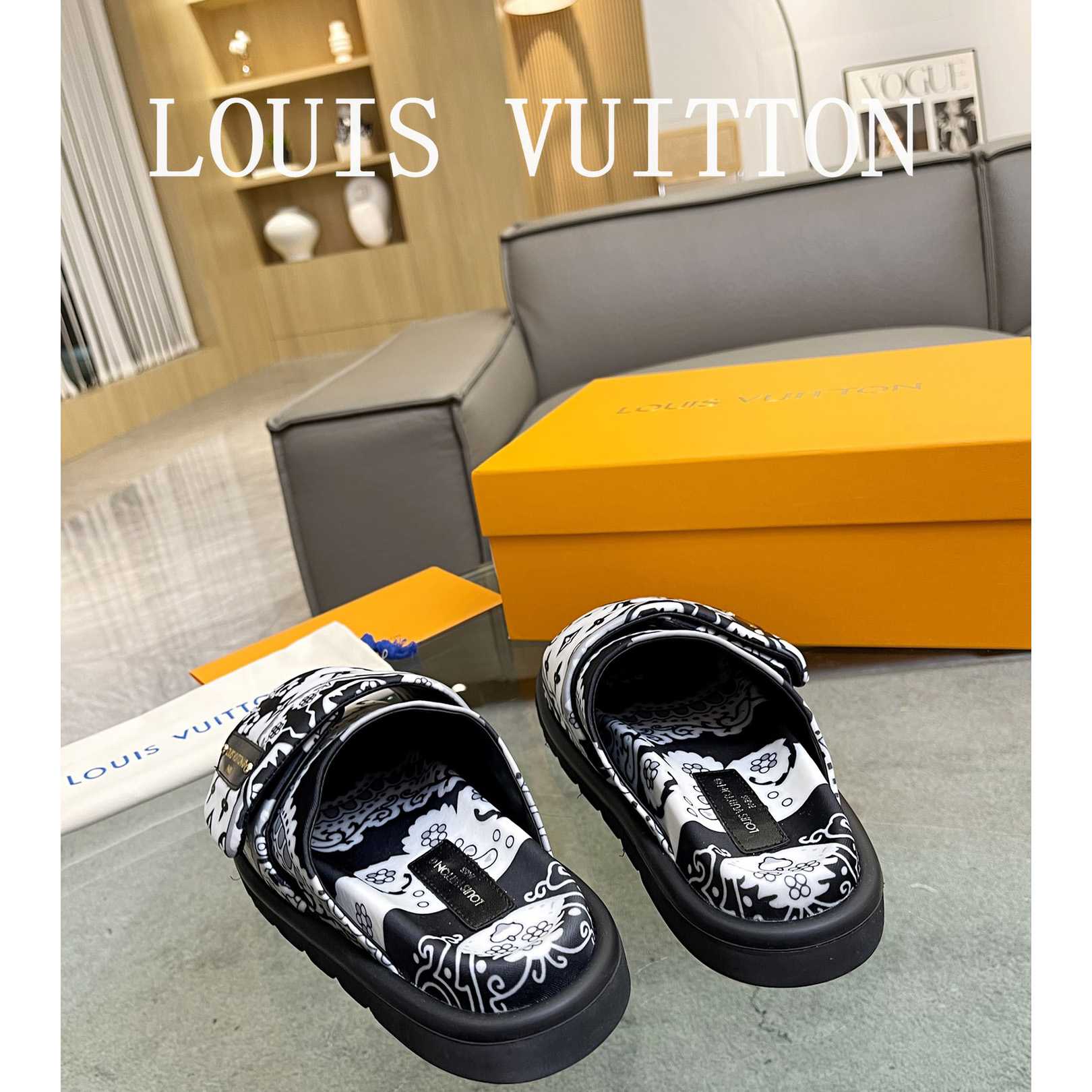 Louis Vuitton Slipper Pillow Flat Comfort Mule       - DopestKickz
