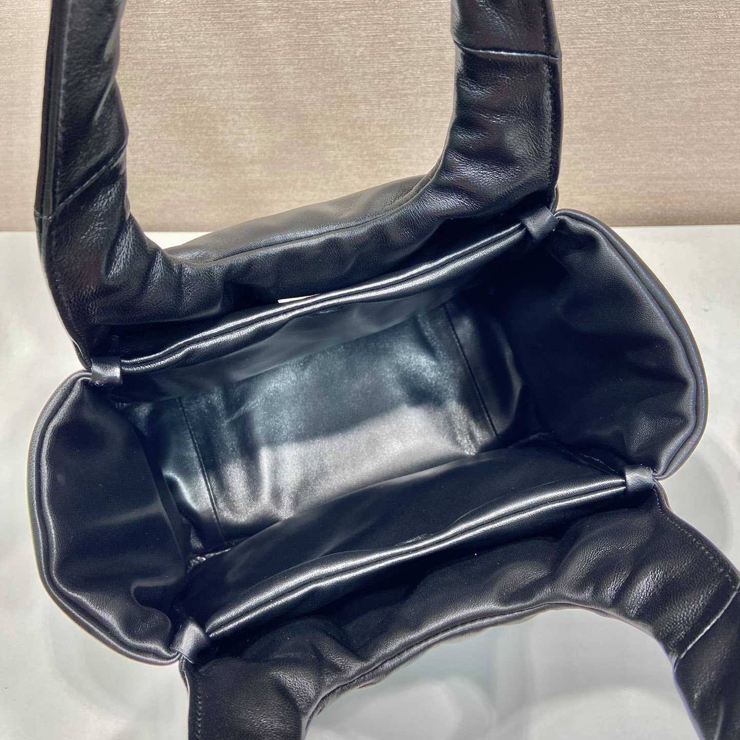 Prada Medium Padded Prada Soft Nappa Leather Bag - DopestKickz