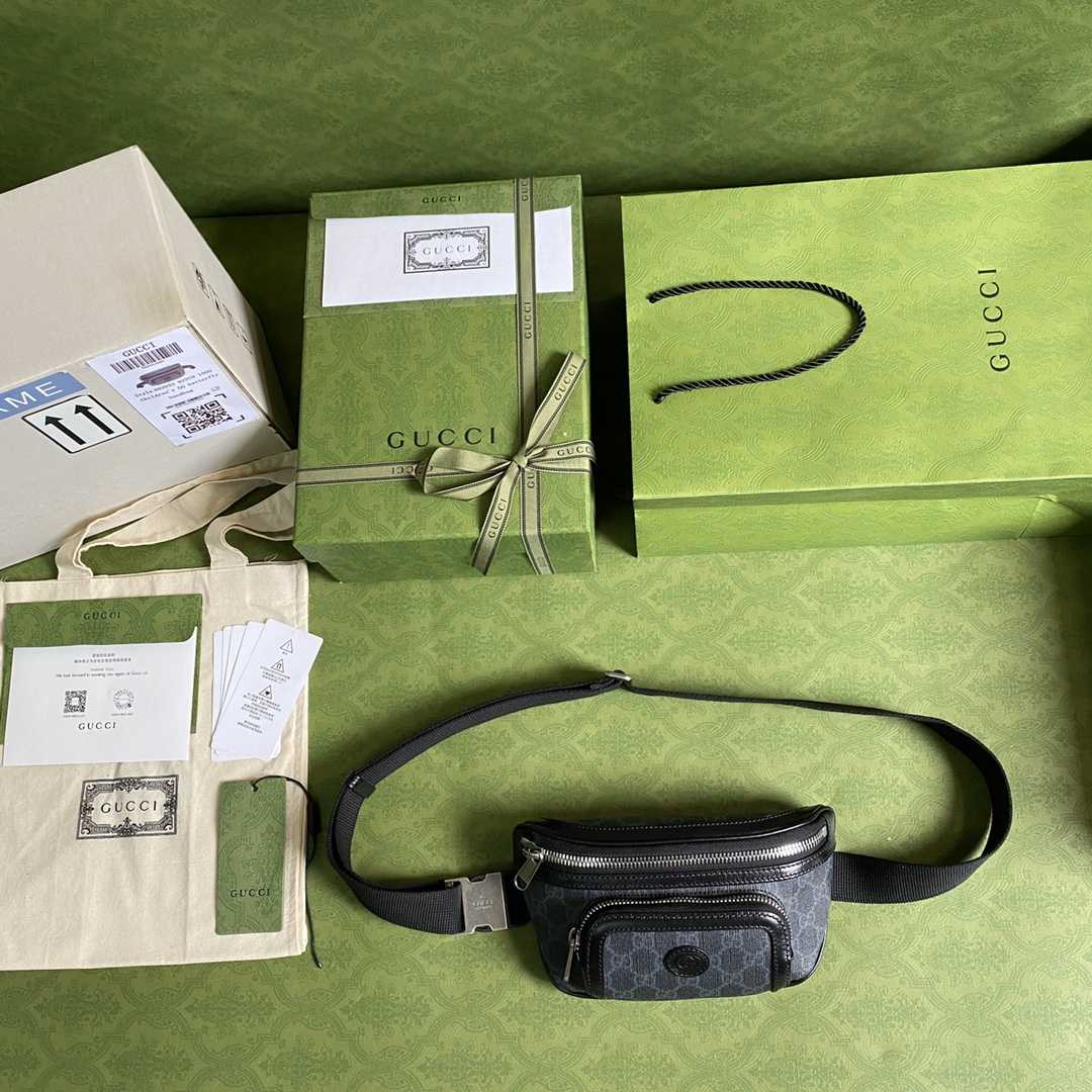 Gucci Belt Bag With Interlocking G(23x 12x 2.5cm) - DopestKickz