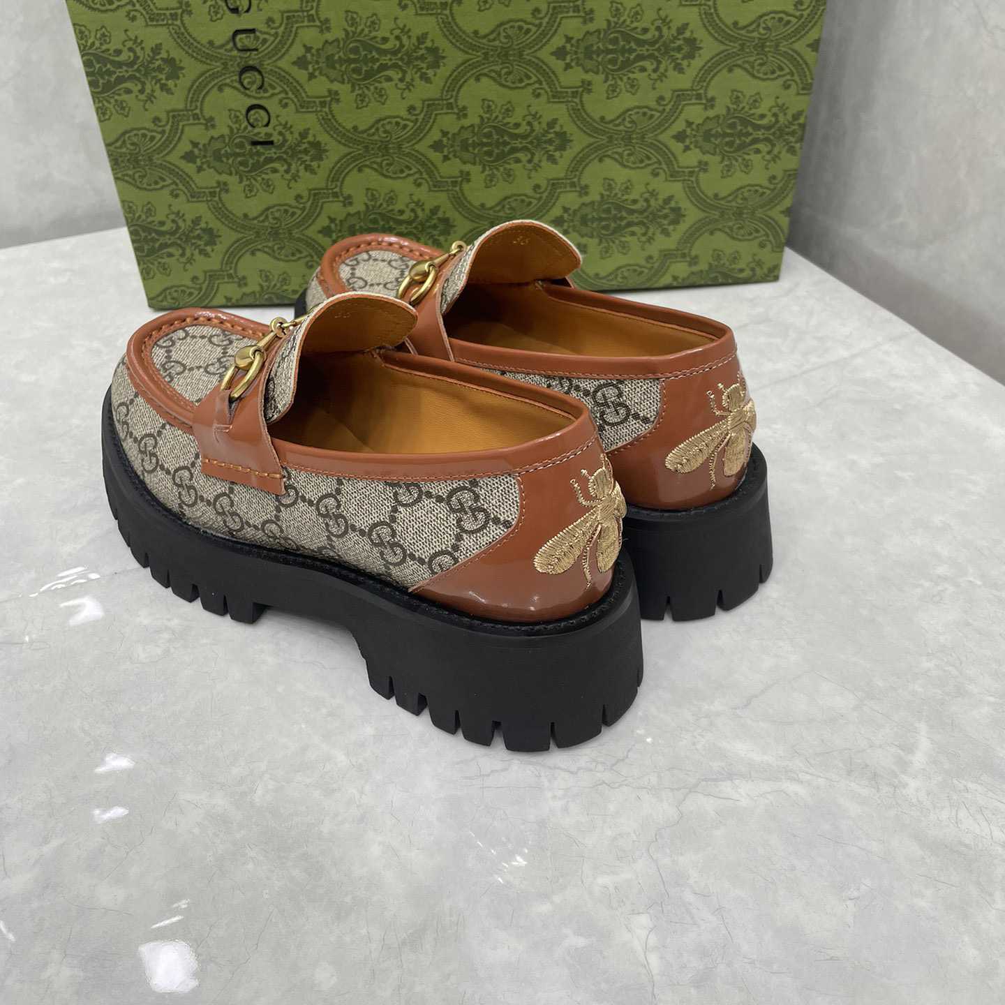 Gucci Women's GG Lug Sole Loafer - DopestKickz