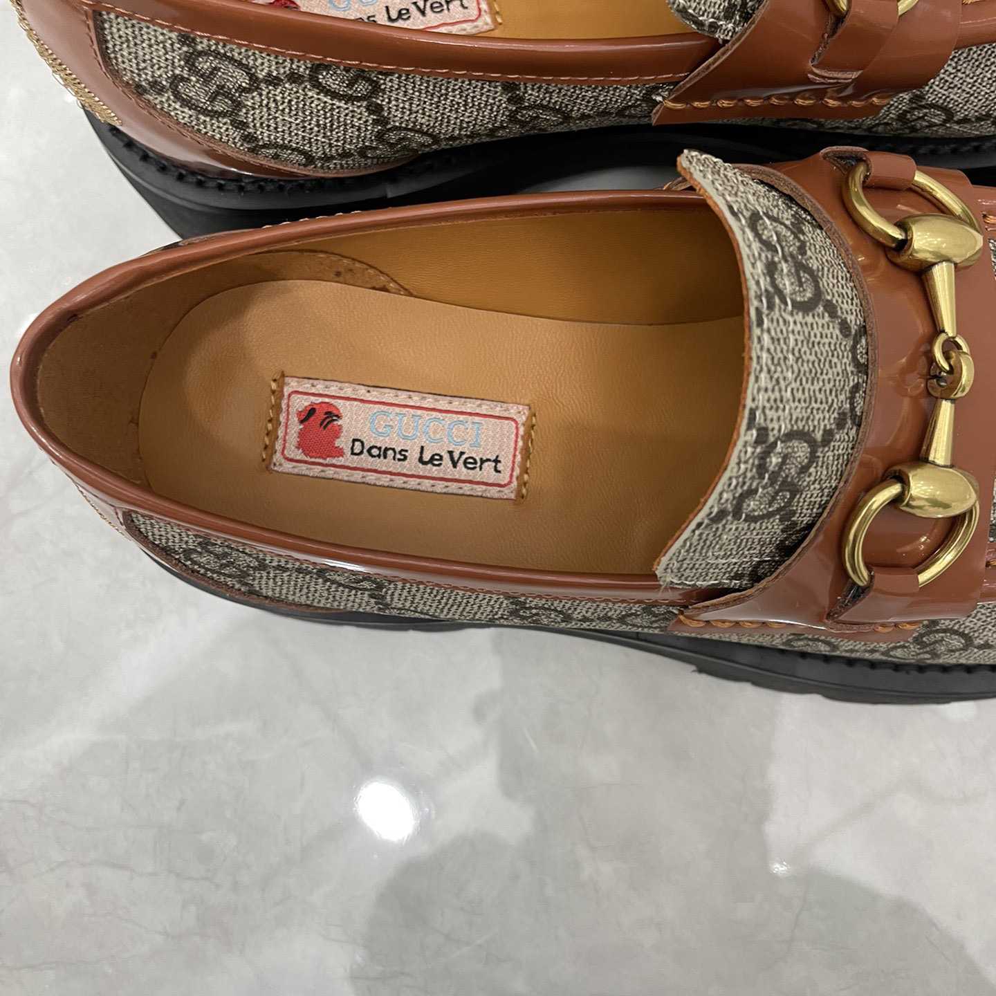 Gucci Women's GG Lug Sole Loafer - DopestKickz