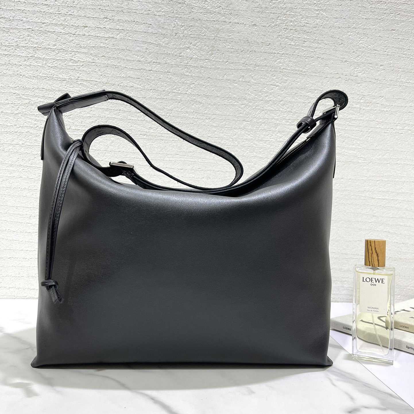 Loewe Cubi Crossbody Bag In Supple Smooth Calfskin And Jacquard - DopestKickz