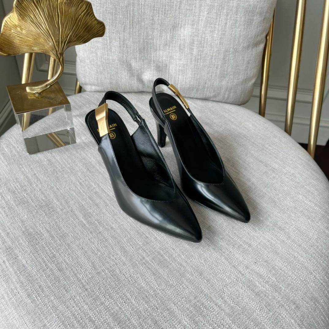 Balmain Tara Leather Pumps - DopestKickz