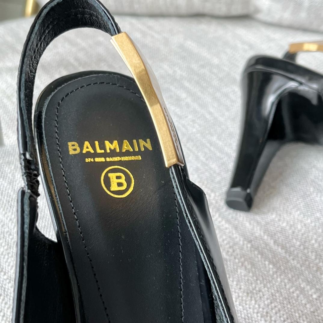 Balmain Tara Leather Pumps - DopestKickz