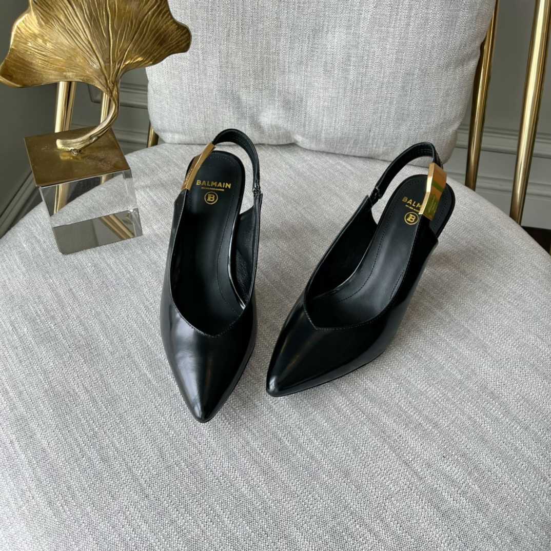 Balmain Tara Leather Pumps - DopestKickz