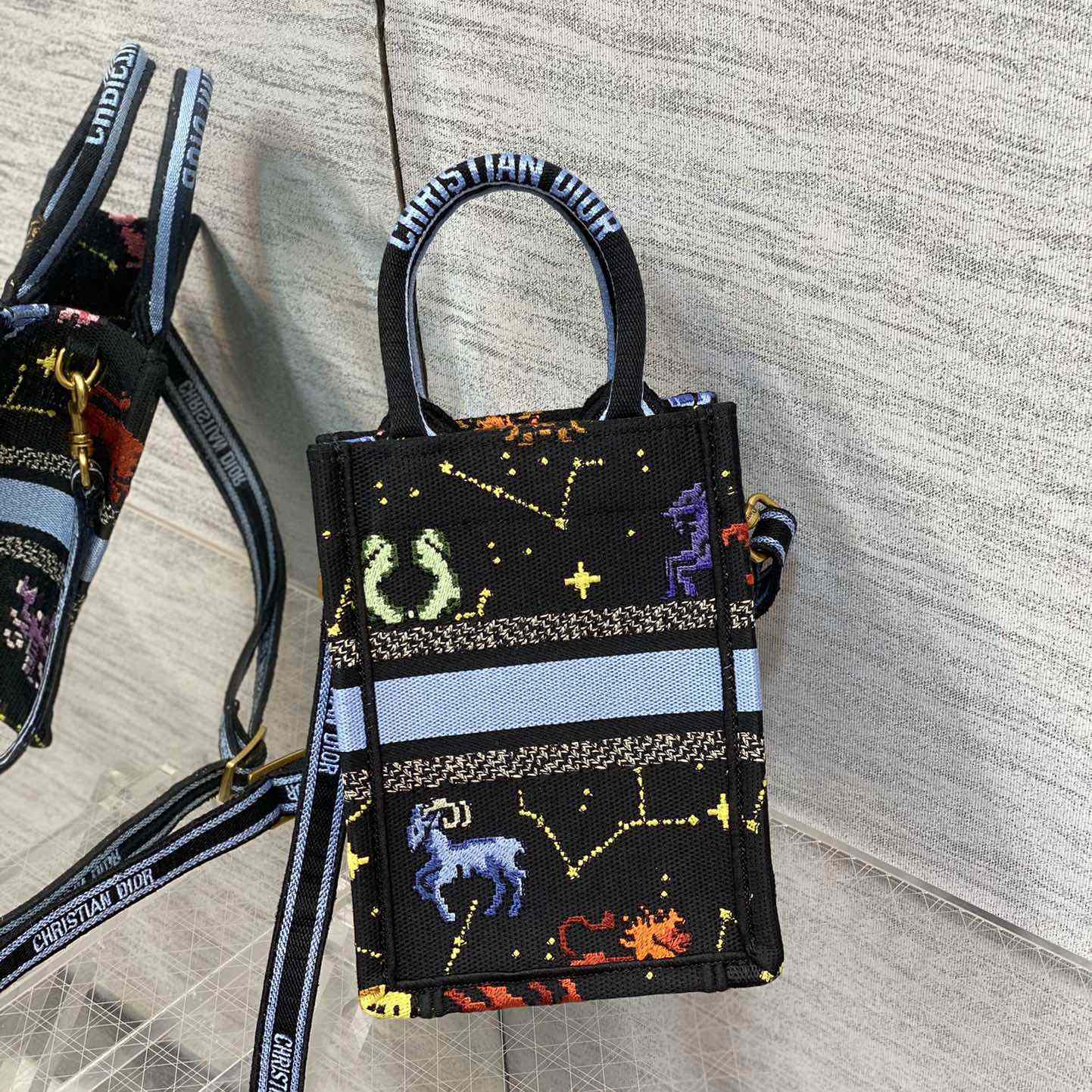 Dior Mini Dior Book Tote Phone Bag - DopestKickz