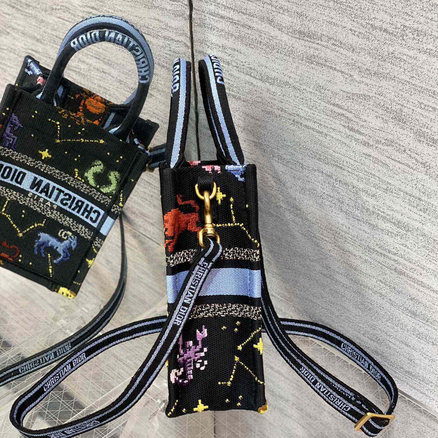 Dior Mini Dior Book Tote Phone Bag - DopestKickz