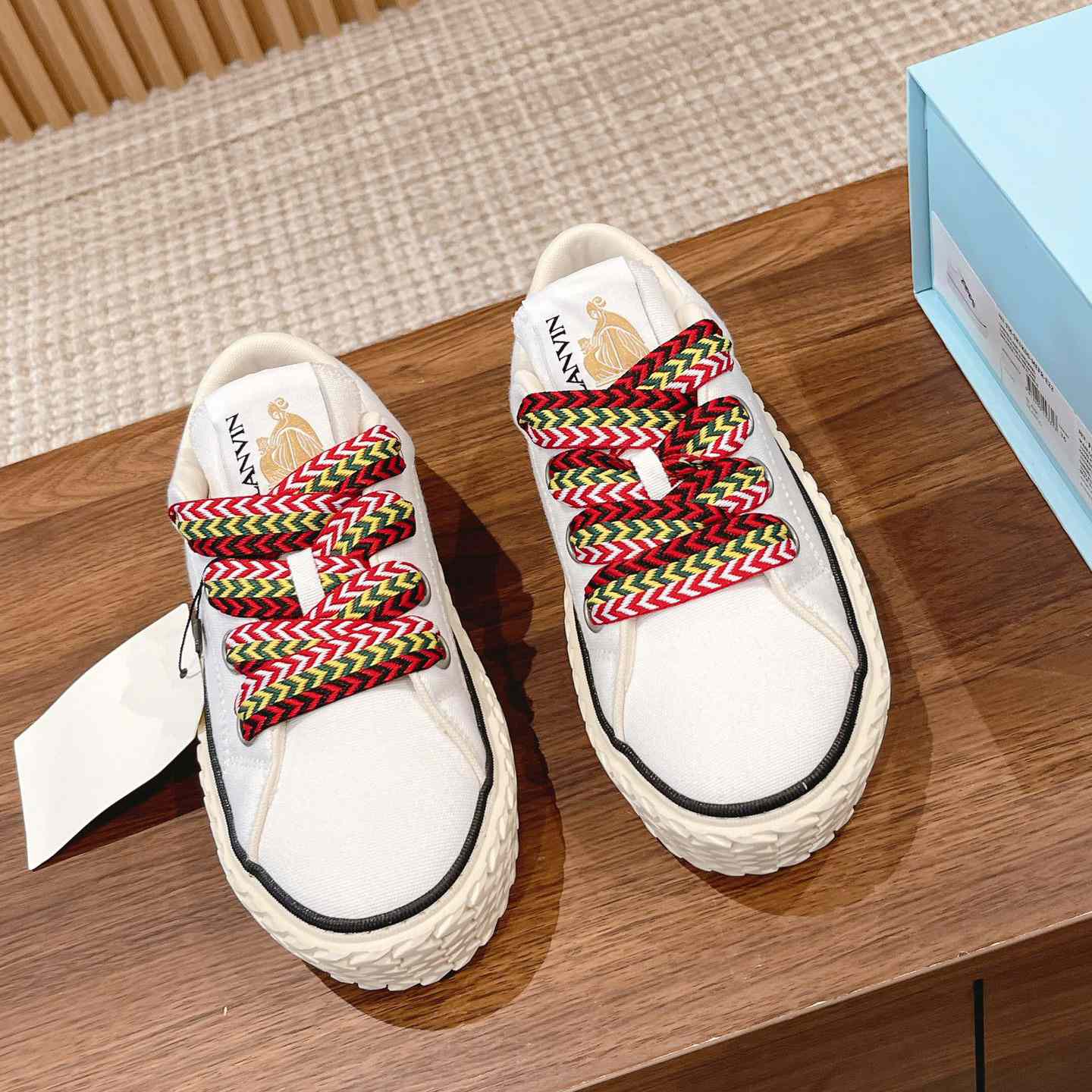 Lanvin Curbies Low-Top Sneakers - DopestKickz