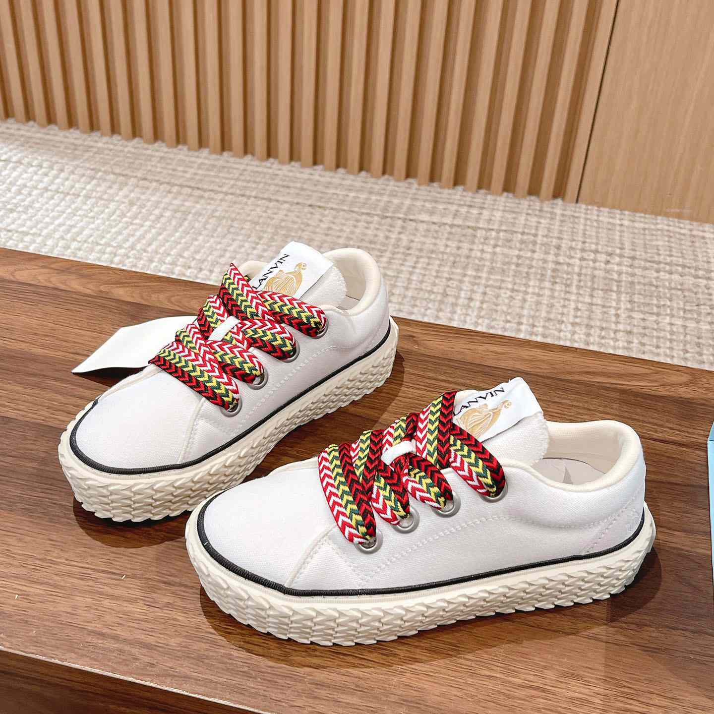 Lanvin Curbies Low-Top Sneakers - DopestKickz