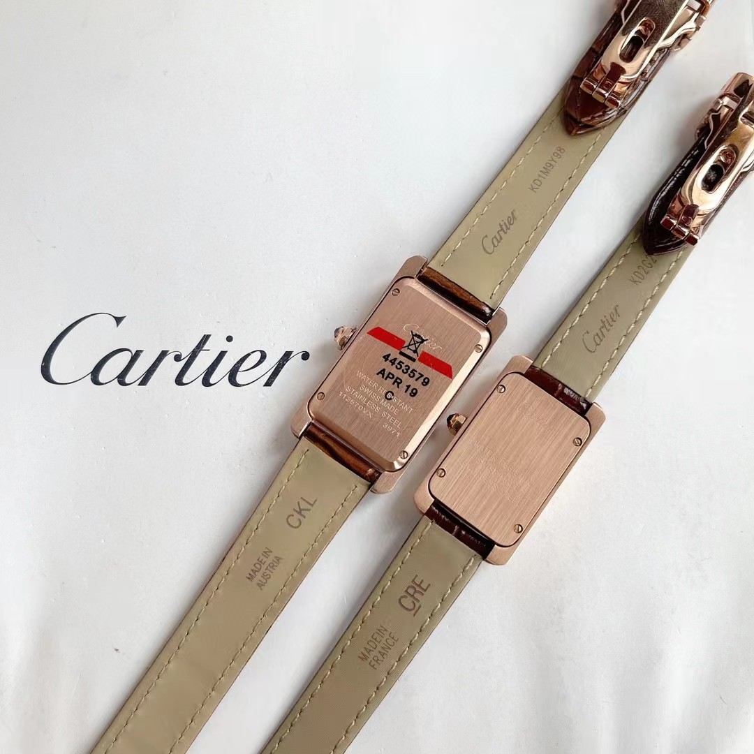 Cartier Unisex W2620030 Leather Watch - DopestKickz
