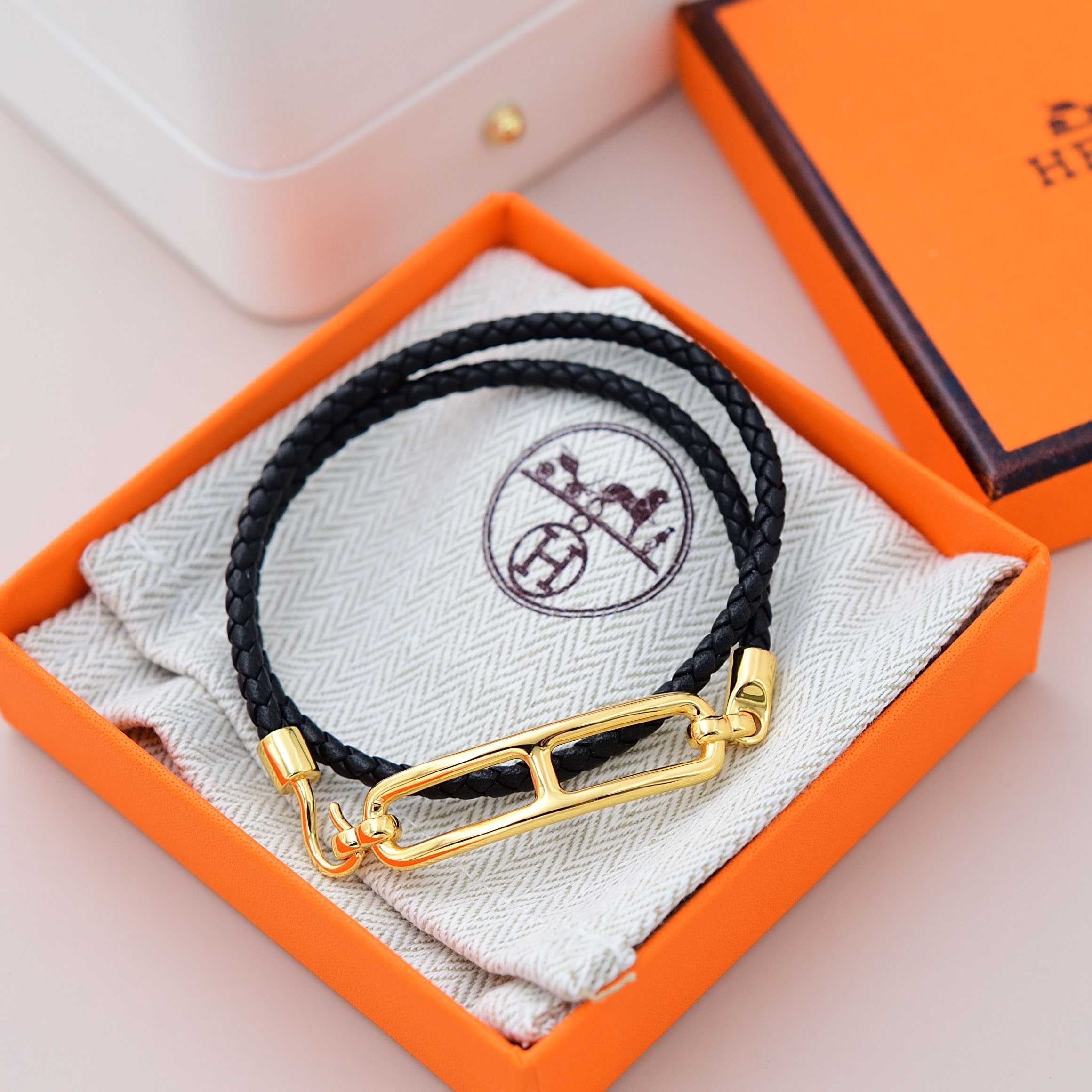 Hermes Roulis Double Tour Bracelet - DopestKickz