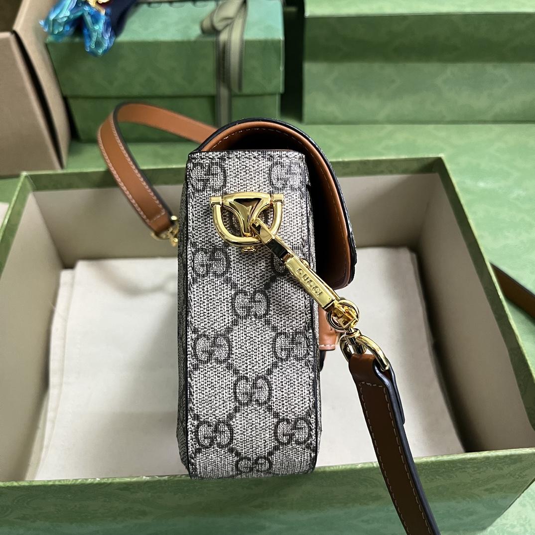 Gucci Horsebit 1955 Mini Bag(20.5-14.5-5cm)   - DopestKickz