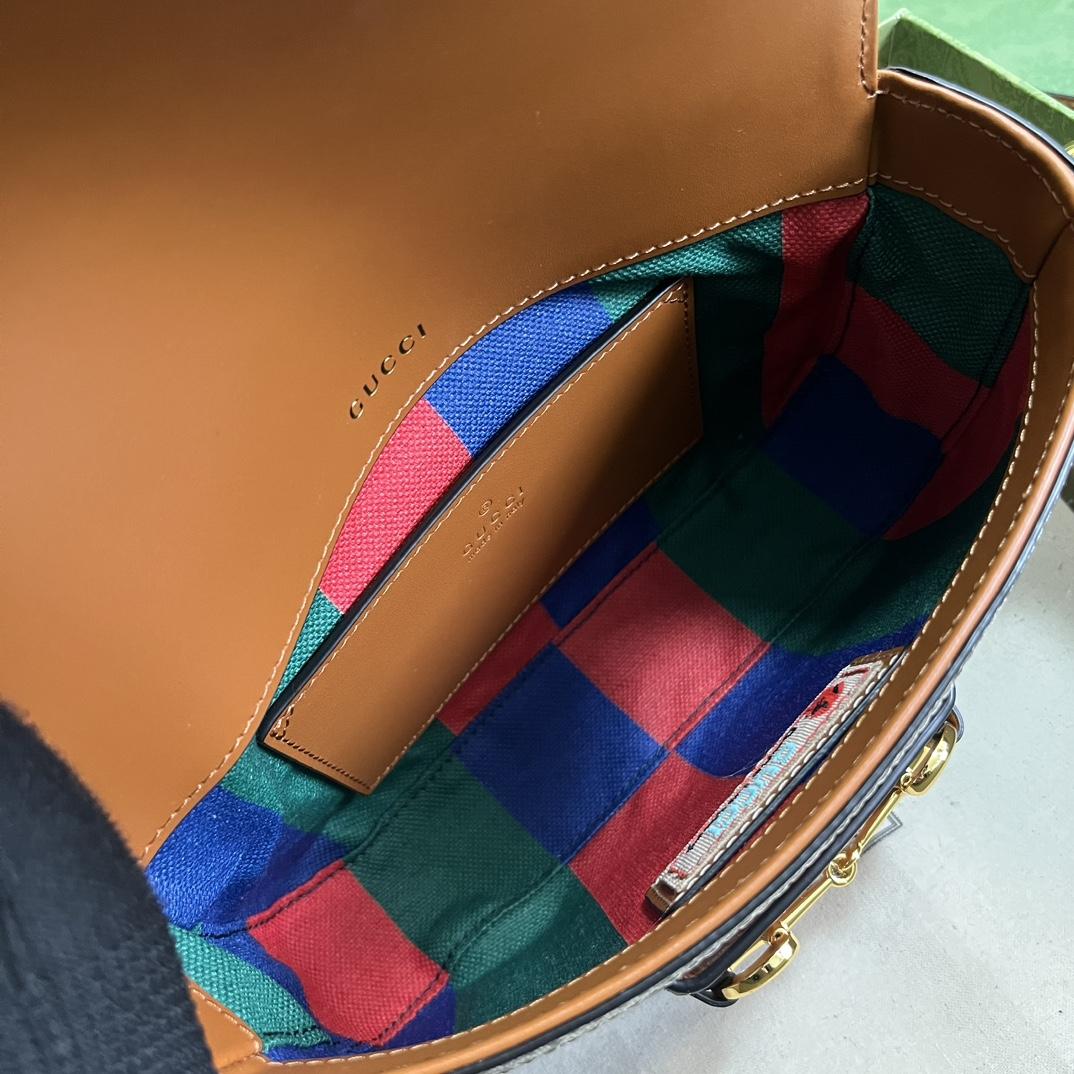 Gucci Horsebit 1955 Mini Bag(20.5-14.5-5cm)   - DopestKickz