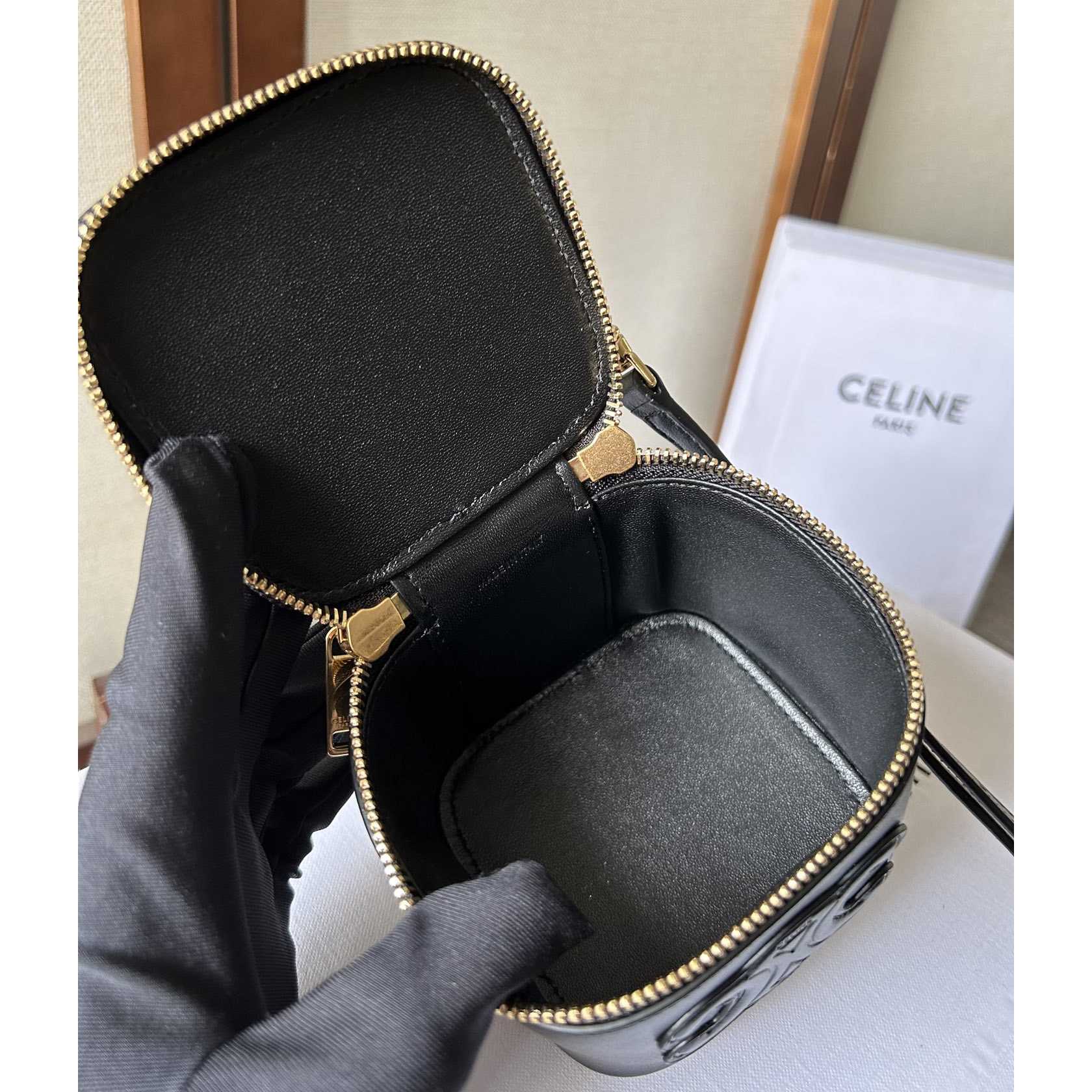 Celine Mini Vanity Case In Smooth Calfskin - DopestKickz
