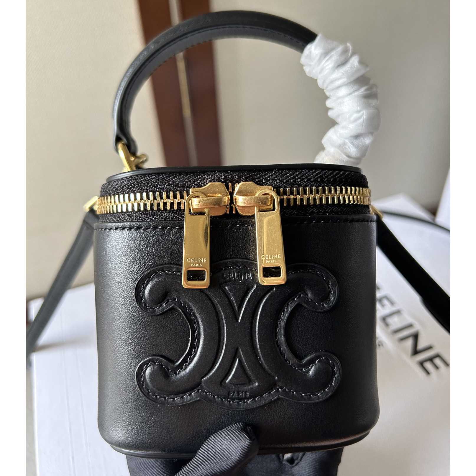 Celine Mini Vanity Case In Smooth Calfskin - DopestKickz