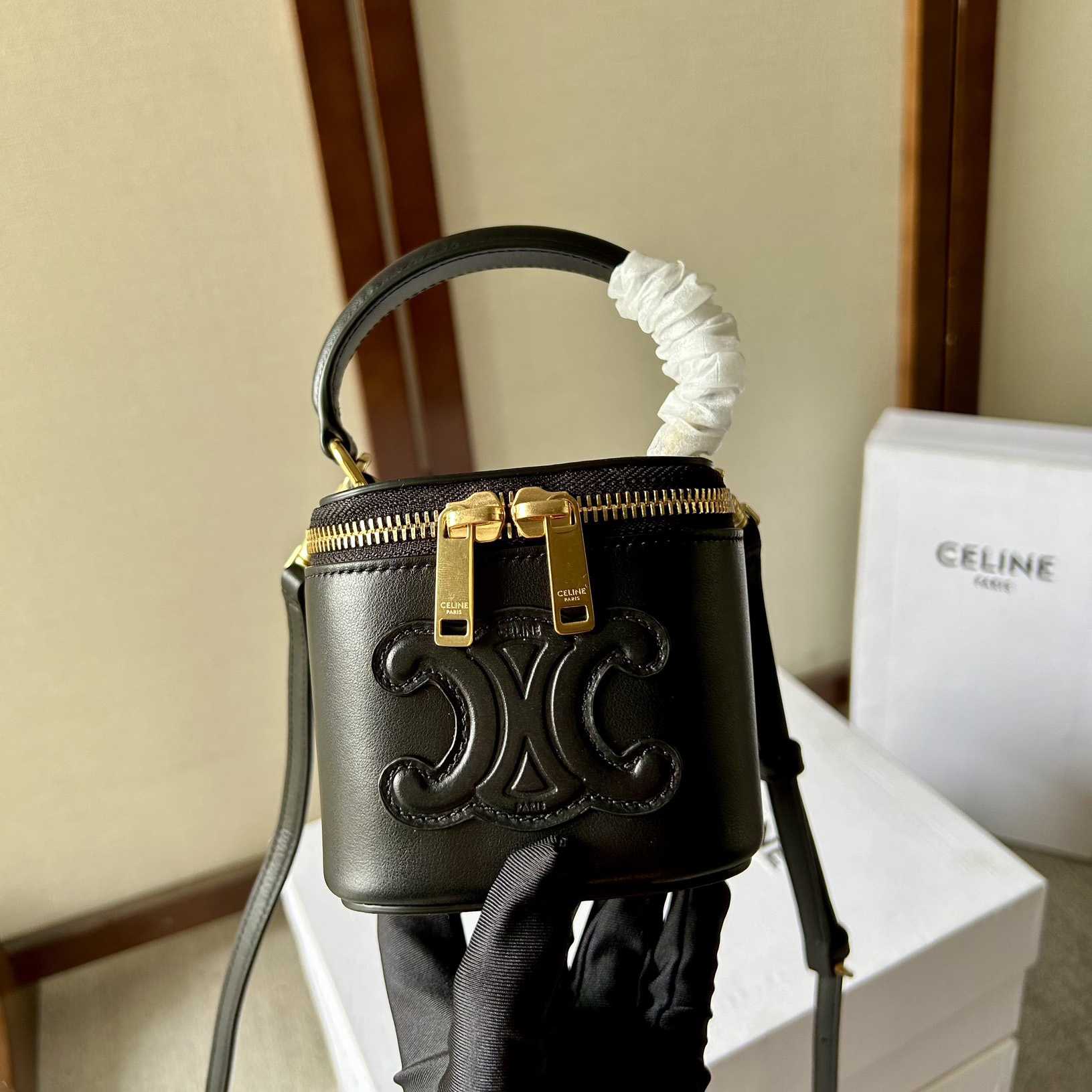 Celine Mini Vanity Case In Smooth Calfskin - DopestKickz