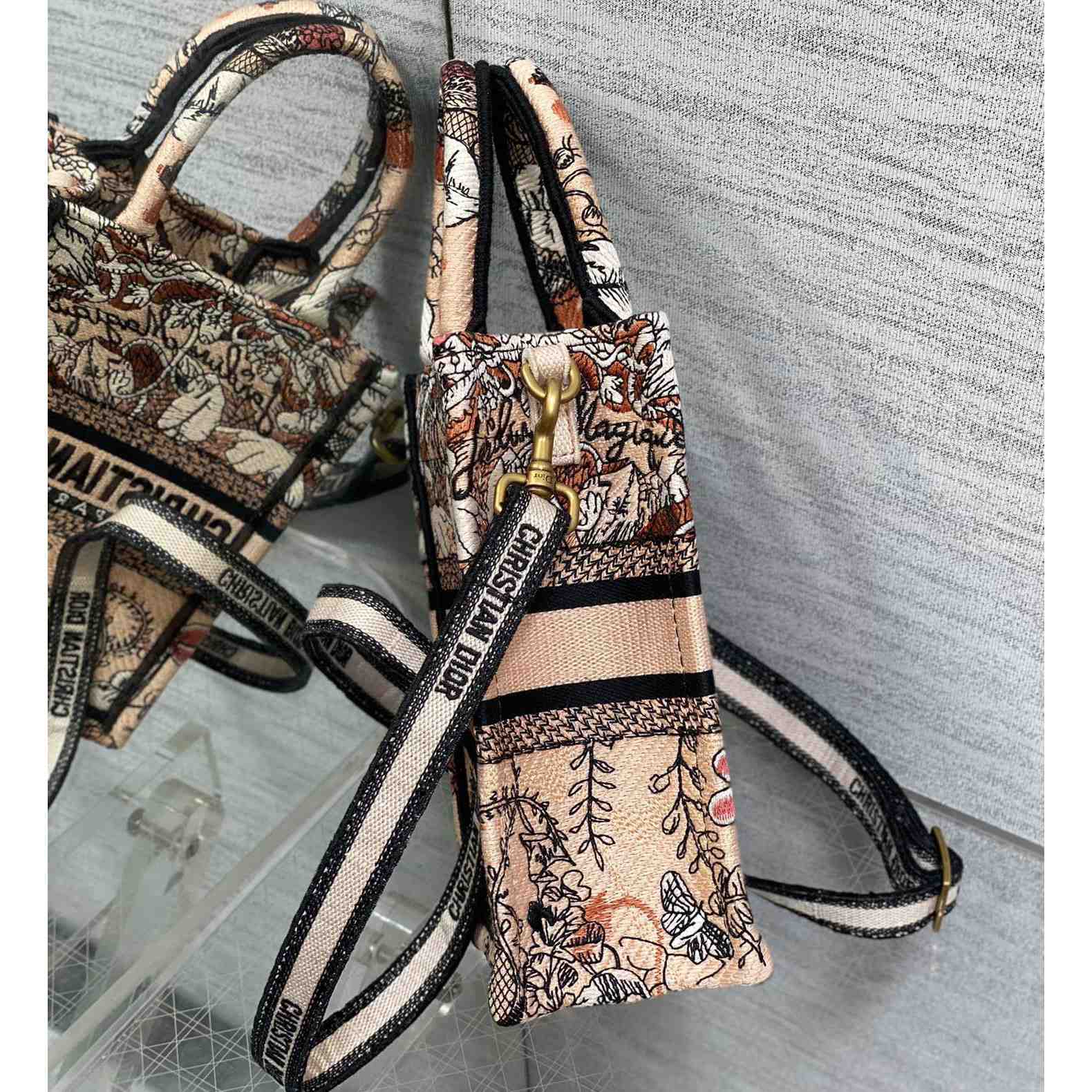 Dior Mini Dior Book Tote Phone Bag - DopestKickz