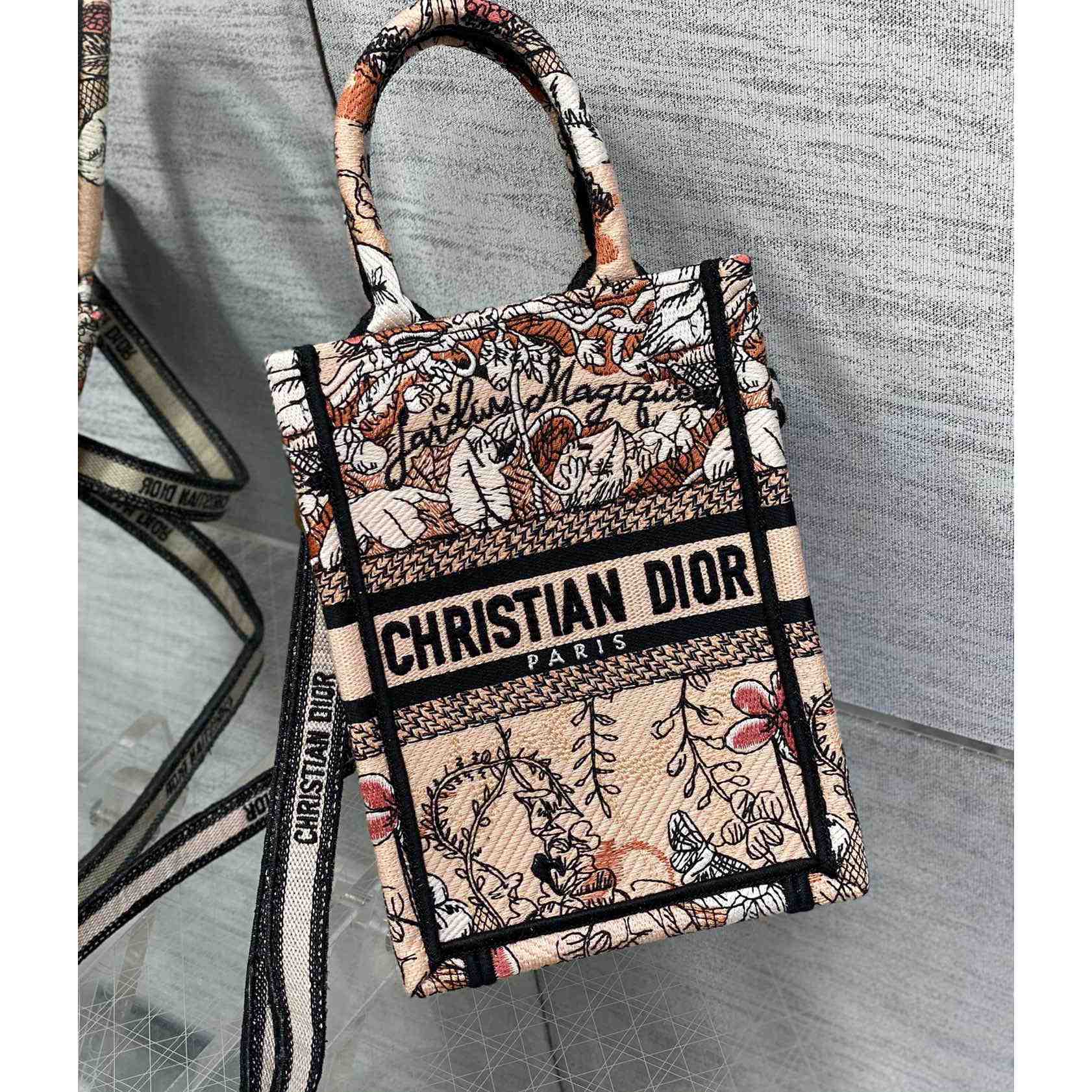 Dior Mini Dior Book Tote Phone Bag - DopestKickz