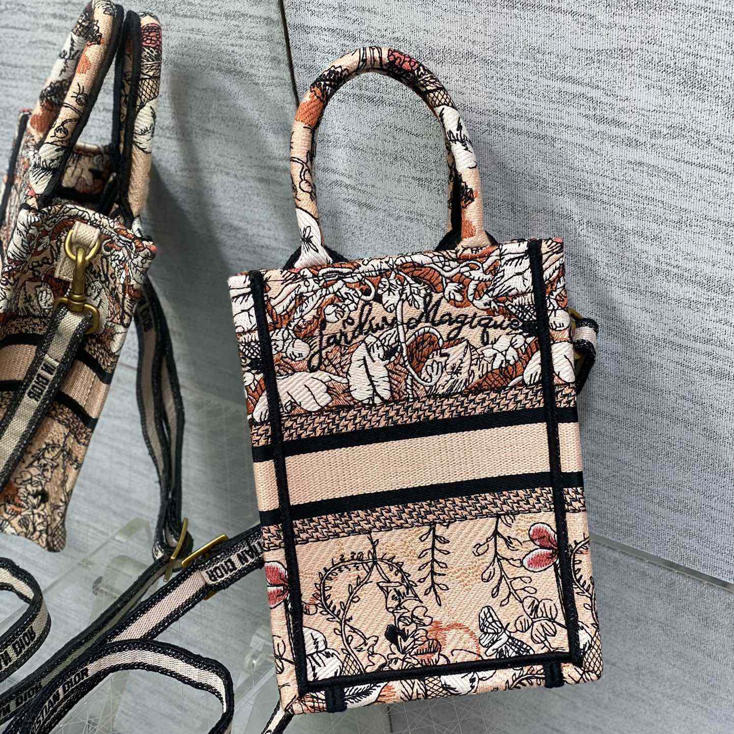 Dior Mini Dior Book Tote Phone Bag - DopestKickz