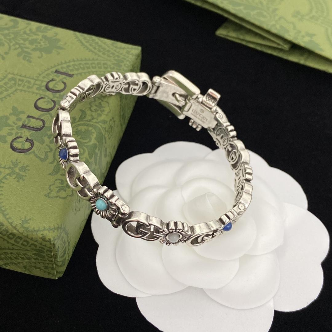 Gucci Double G Flower Bracelet - DopestKickz