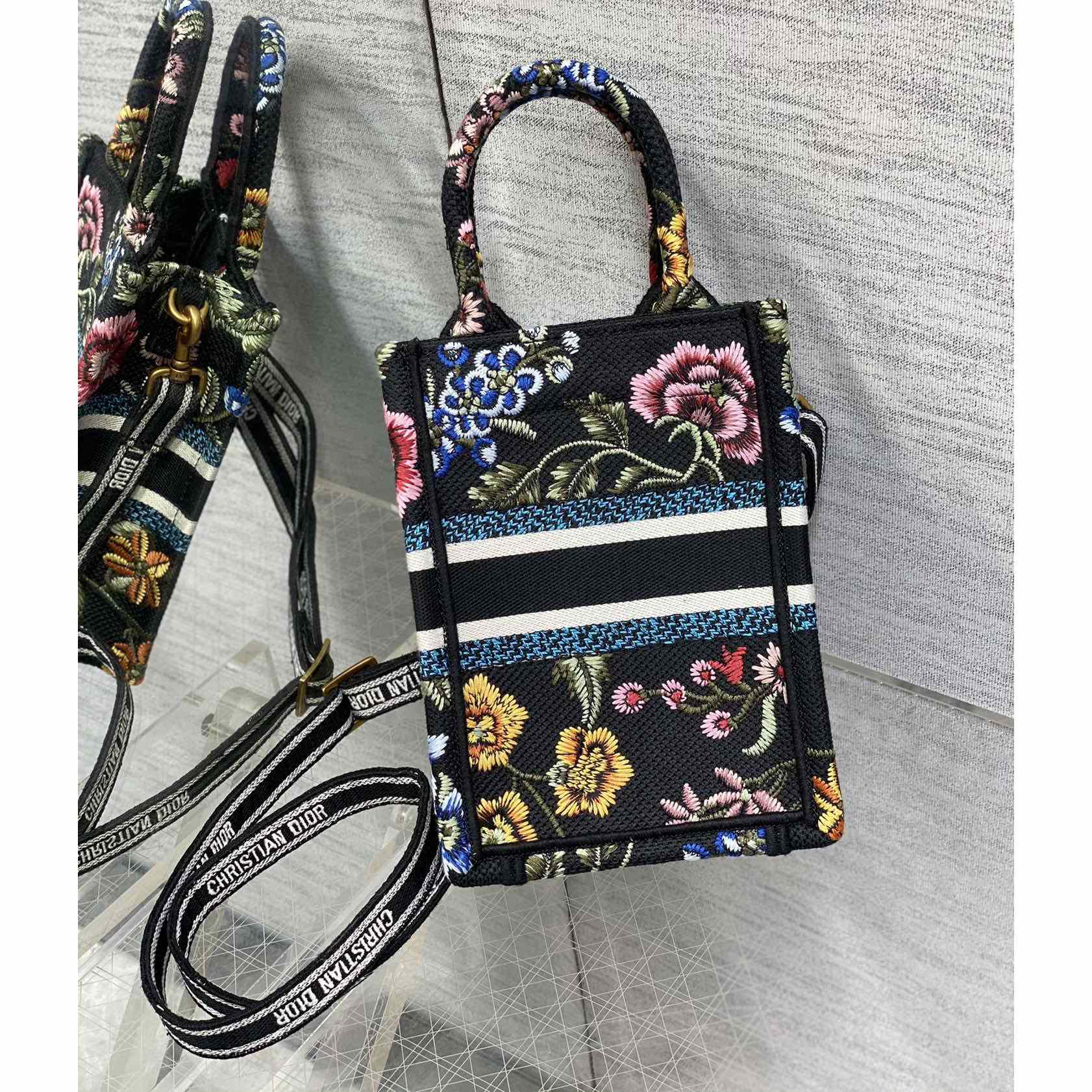 Dior Mini Dior Book Tote Phone Bag - DopestKickz