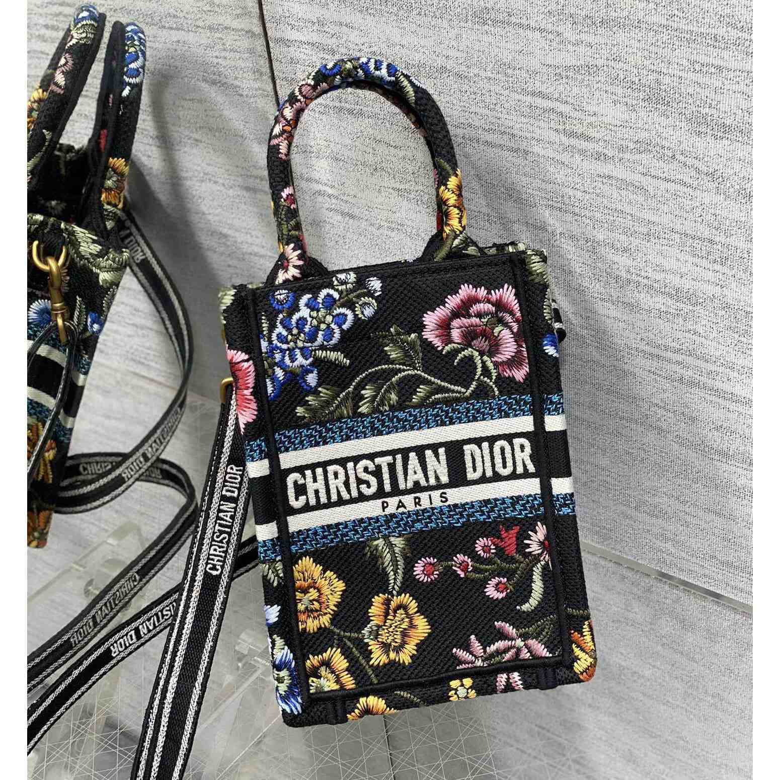 Dior Mini Dior Book Tote Phone Bag - DopestKickz