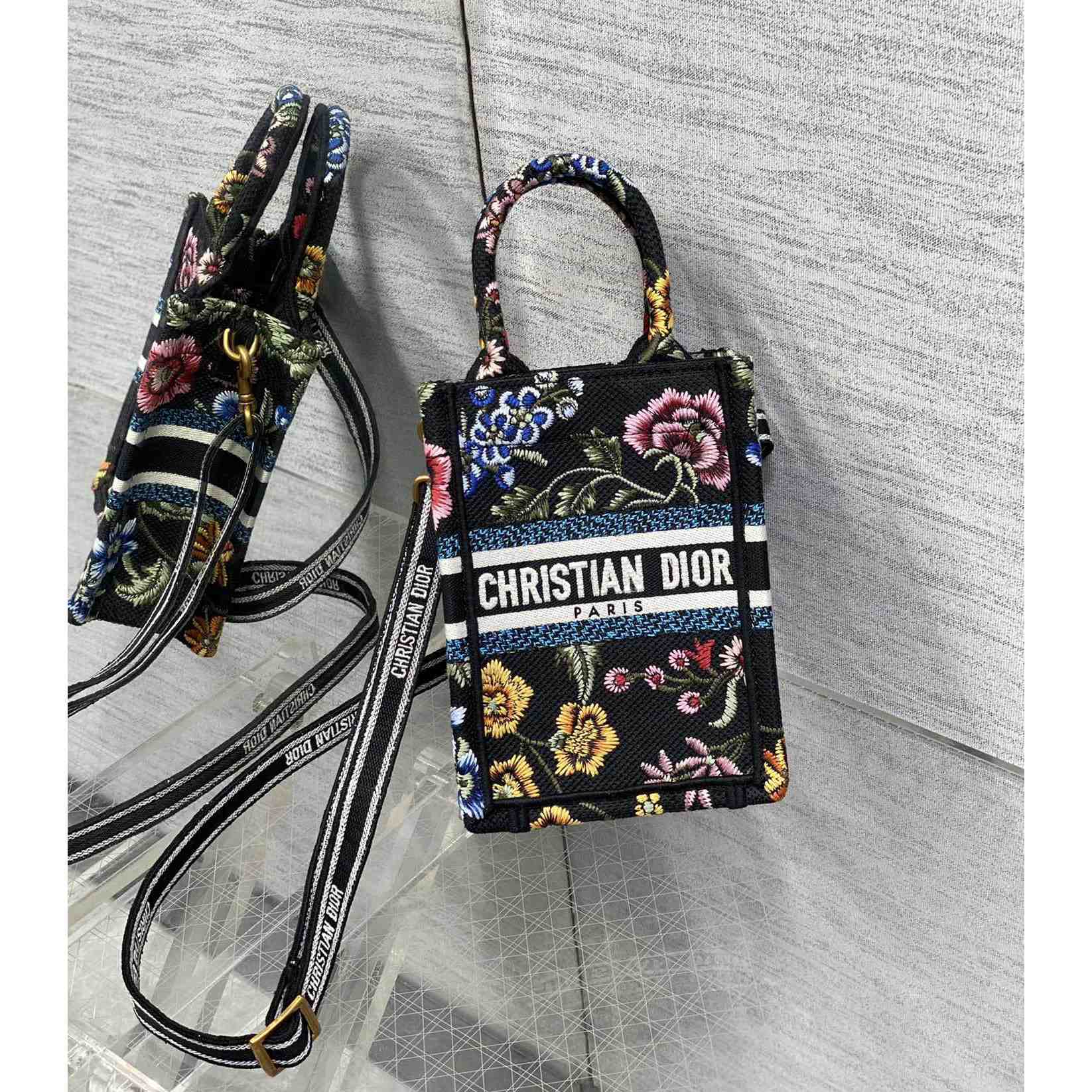 Dior Mini Dior Book Tote Phone Bag - DopestKickz