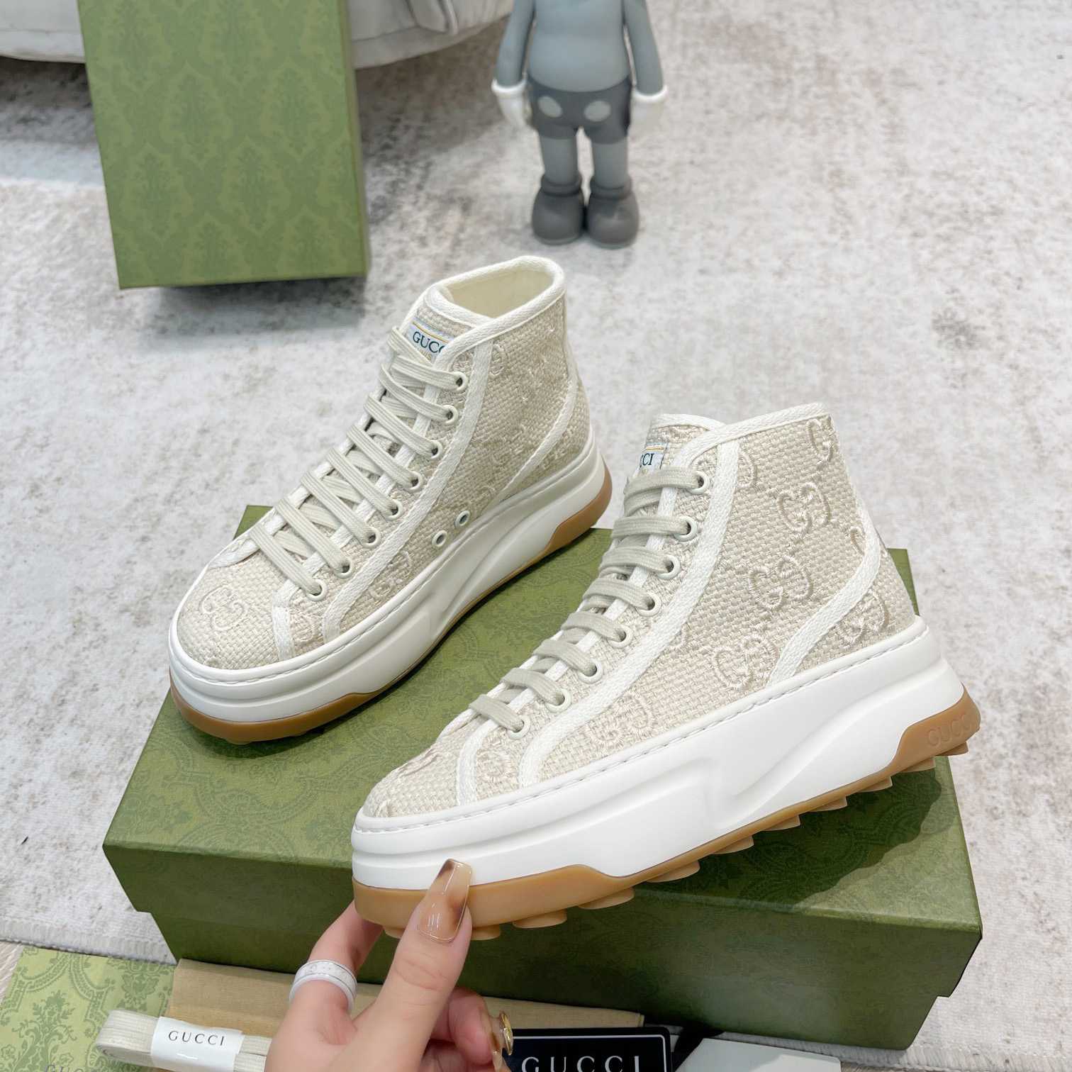 Gucci GG High Top Sneaker - DopestKickz