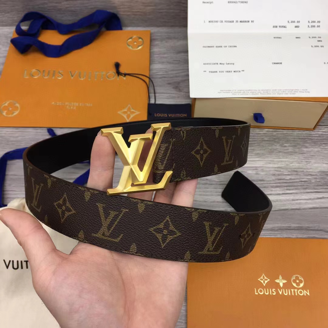 Louis Vuitton LV Initiales Reversible Belt   - DopestKickz