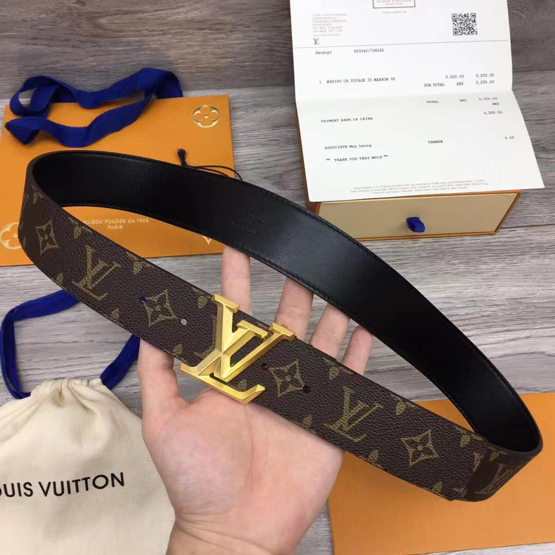 Louis Vuitton LV Initiales Reversible Belt   - DopestKickz