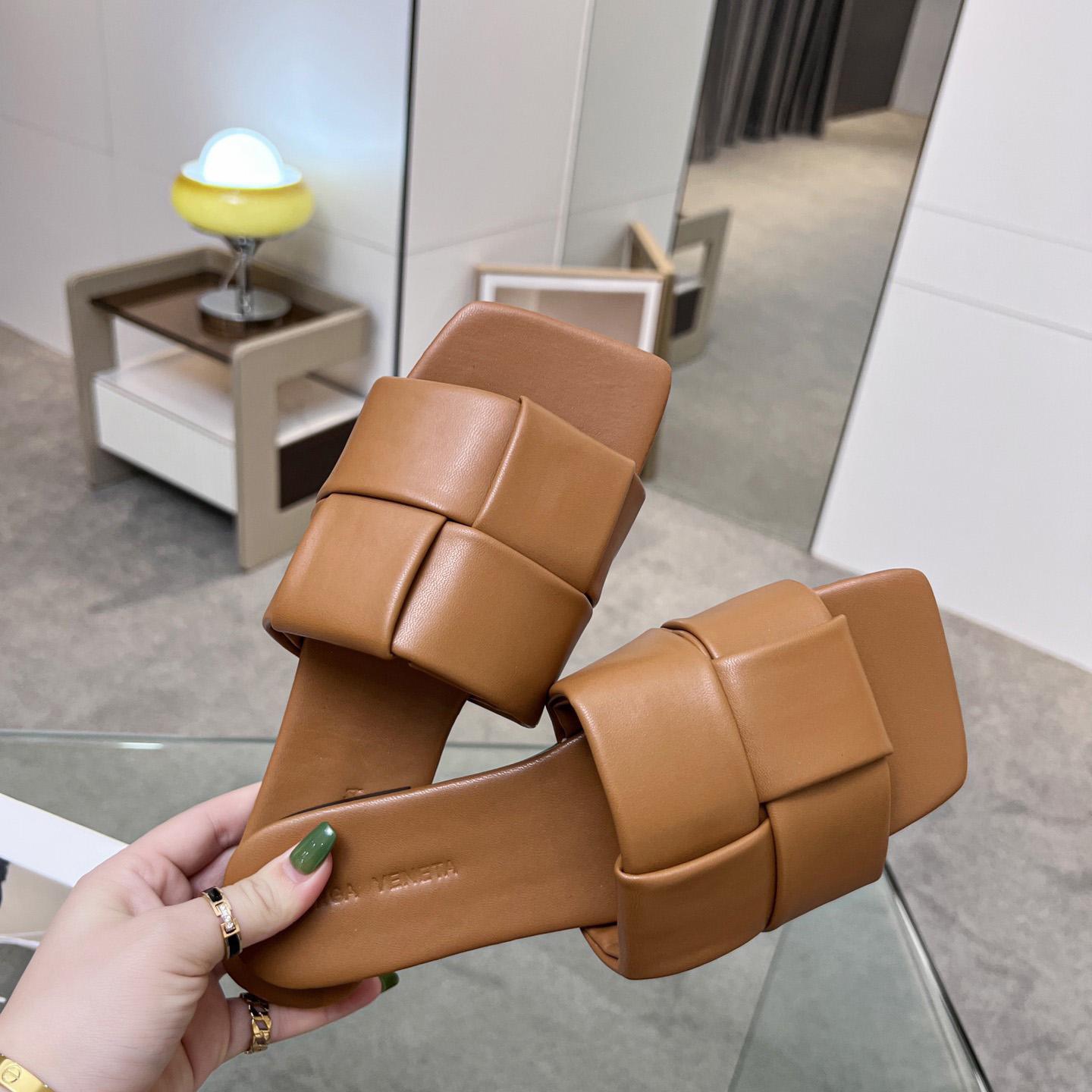 Bottega Veneta Patch Flat Mule - DopestKickz