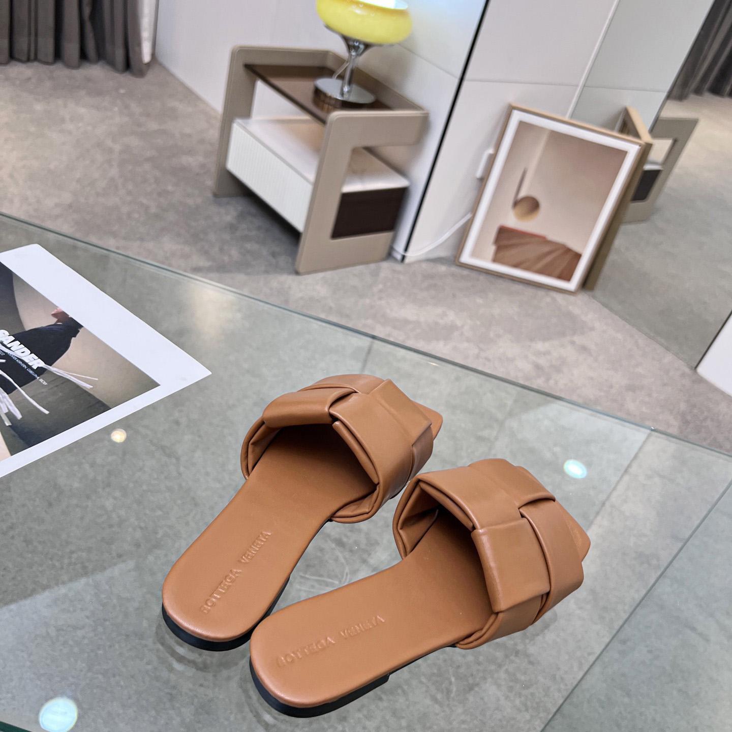 Bottega Veneta Patch Flat Mule - DopestKickz