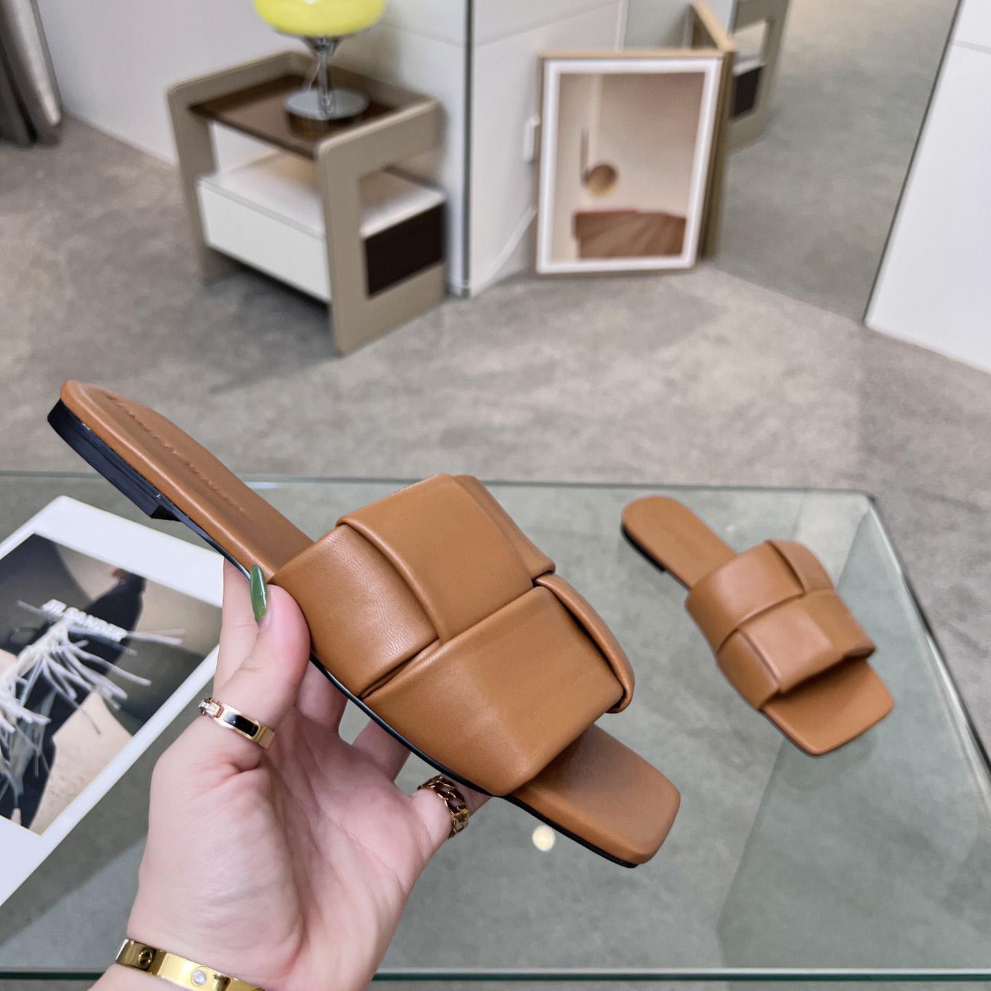 Bottega Veneta Patch Flat Mule - DopestKickz