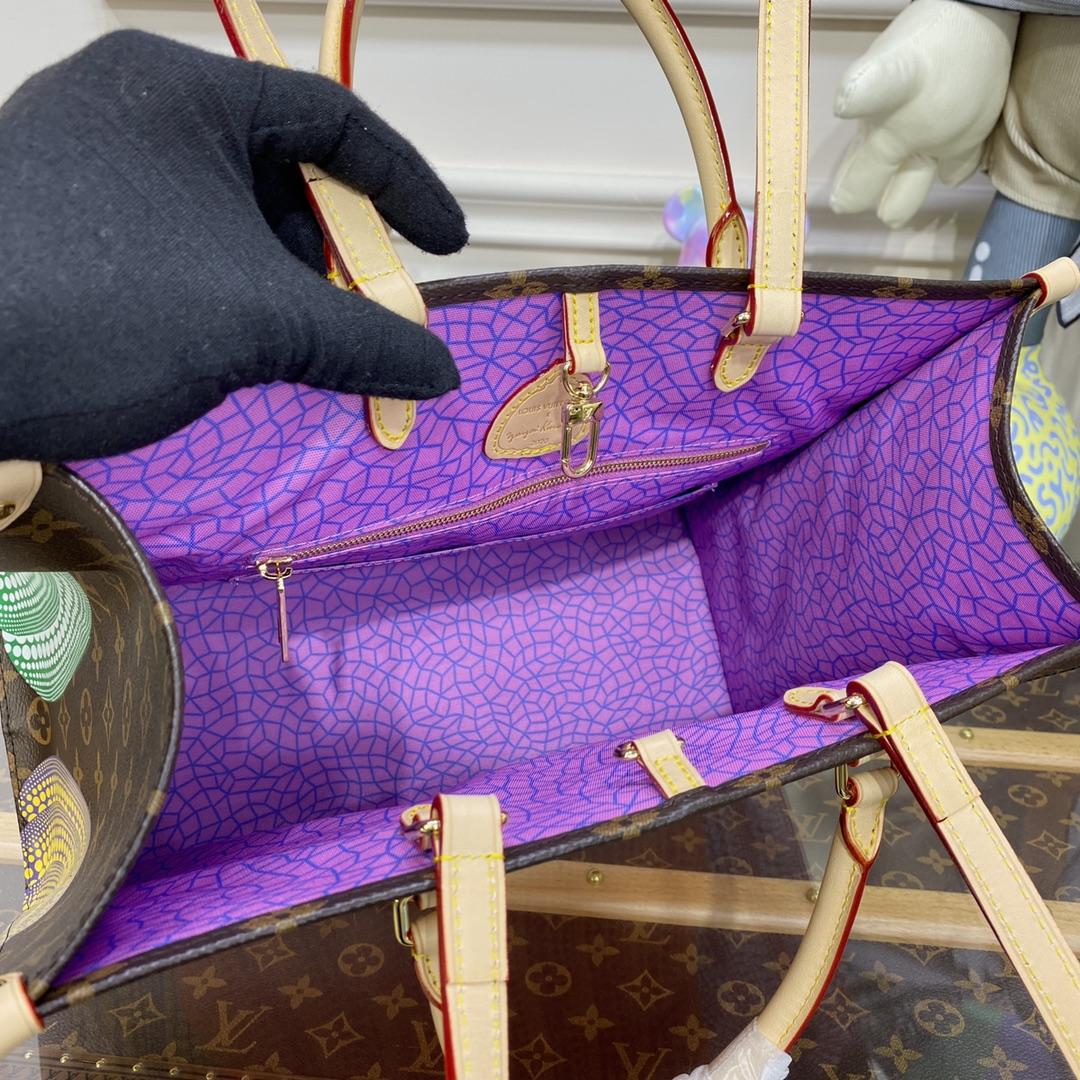 Louis Vuitton LV x YK OnTheGo MM (34*26*13cm) M46466 - DopestKickz