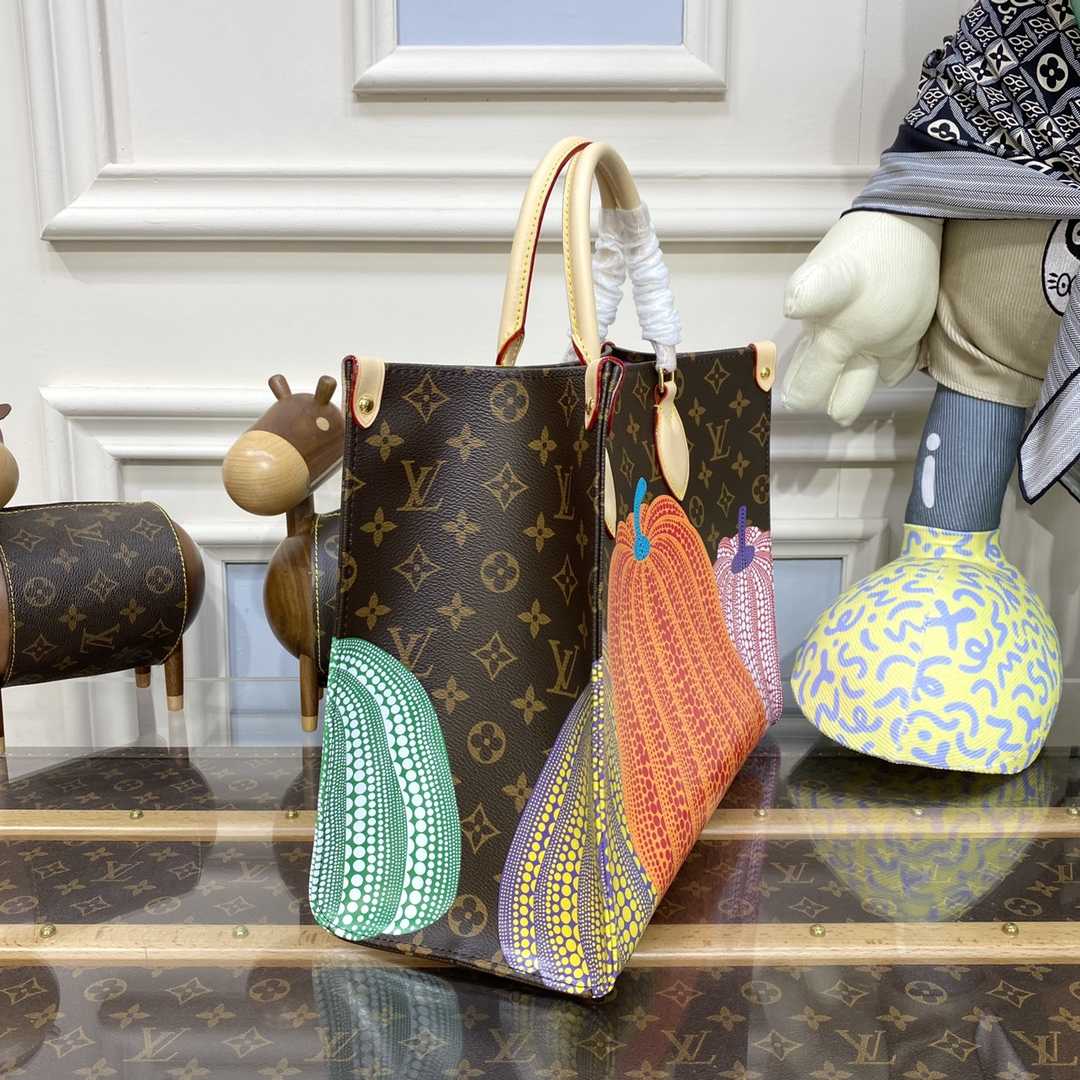 Louis Vuitton LV x YK OnTheGo MM (34*26*13cm) M46466 - DopestKickz