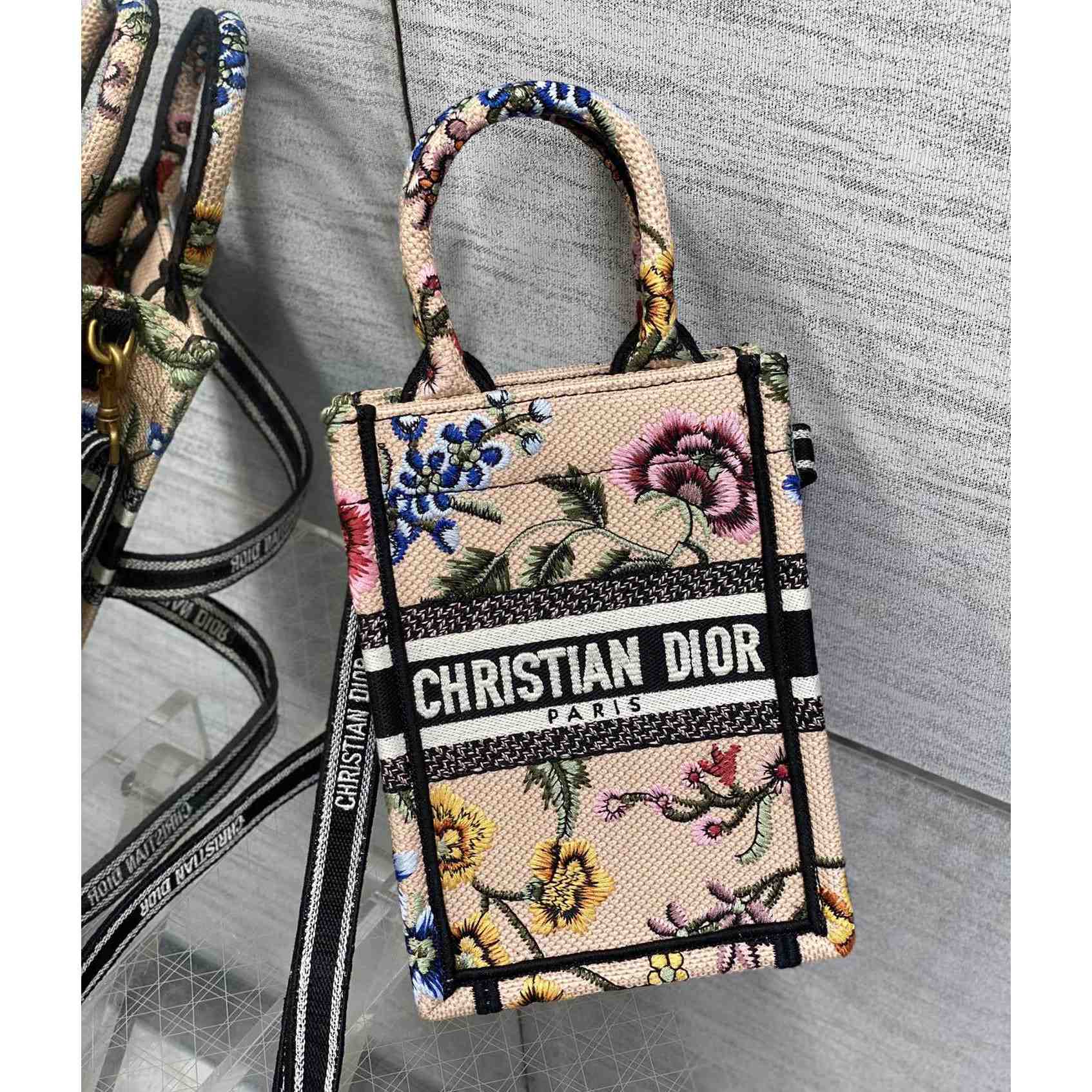 Dior Mini Dior Book Tote Phone Bag - DopestKickz