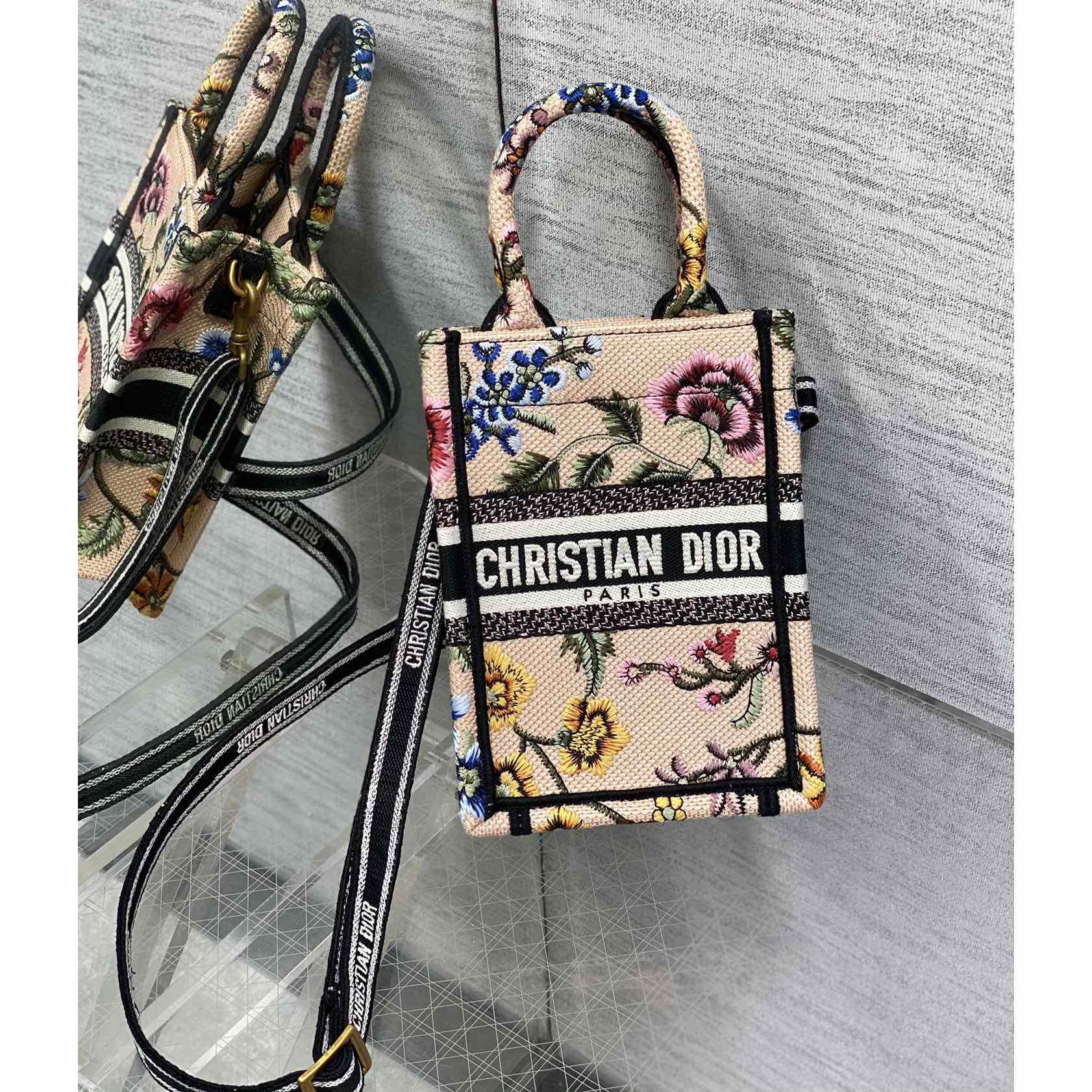 Dior Mini Dior Book Tote Phone Bag - DopestKickz